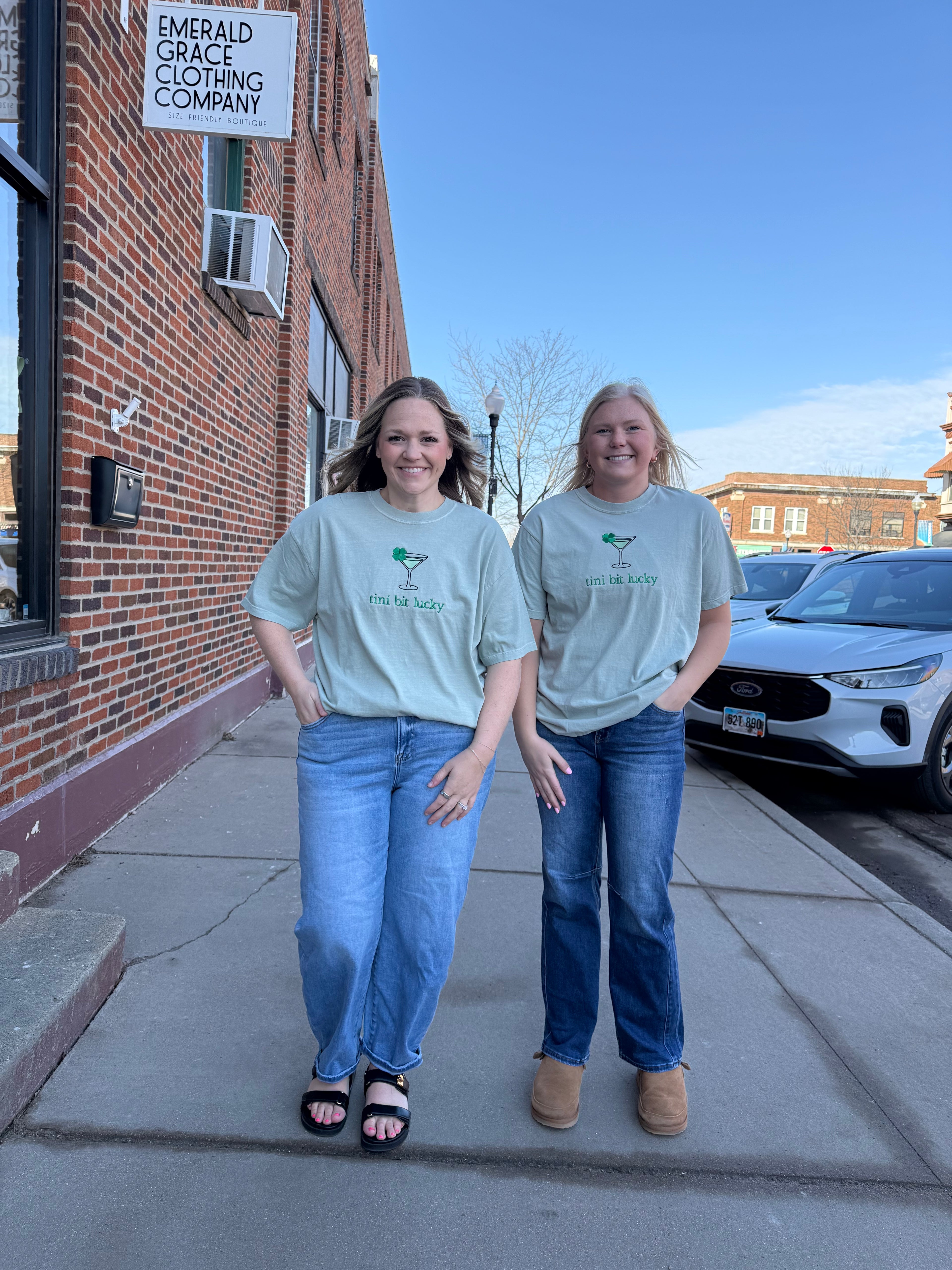 Tini Bit Lucky Graphic Tee