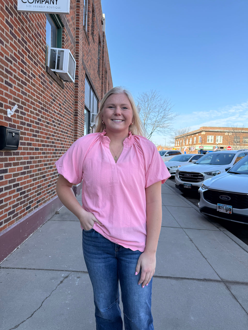 Rosie Scalloped Top