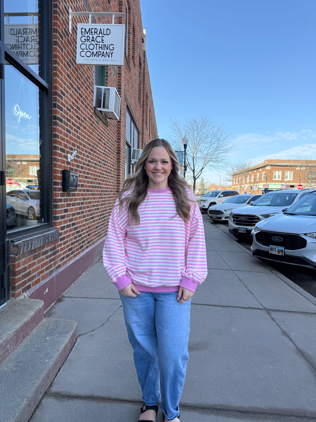 Pennie Striped Pullover