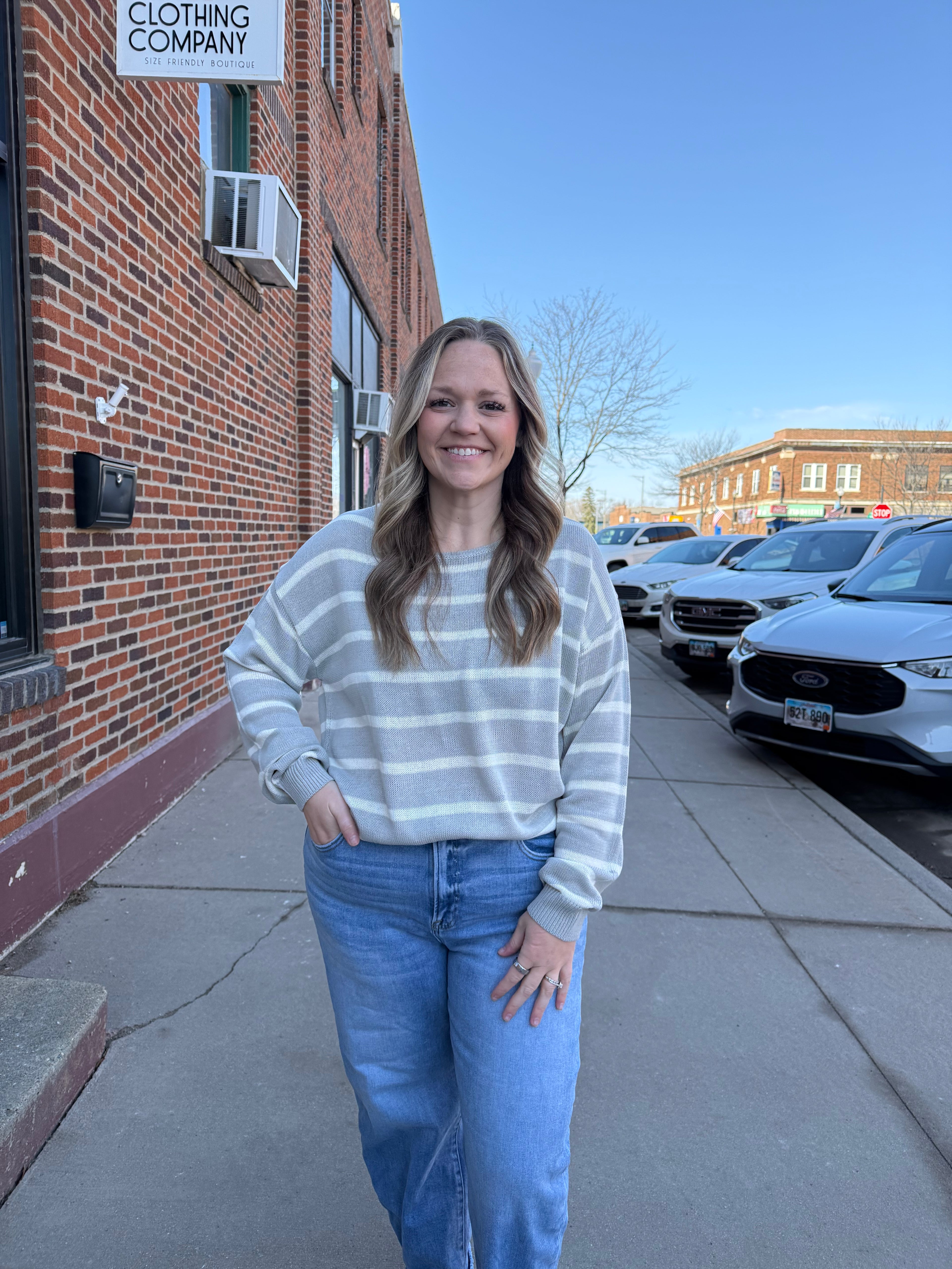 Graham Striped Sweater