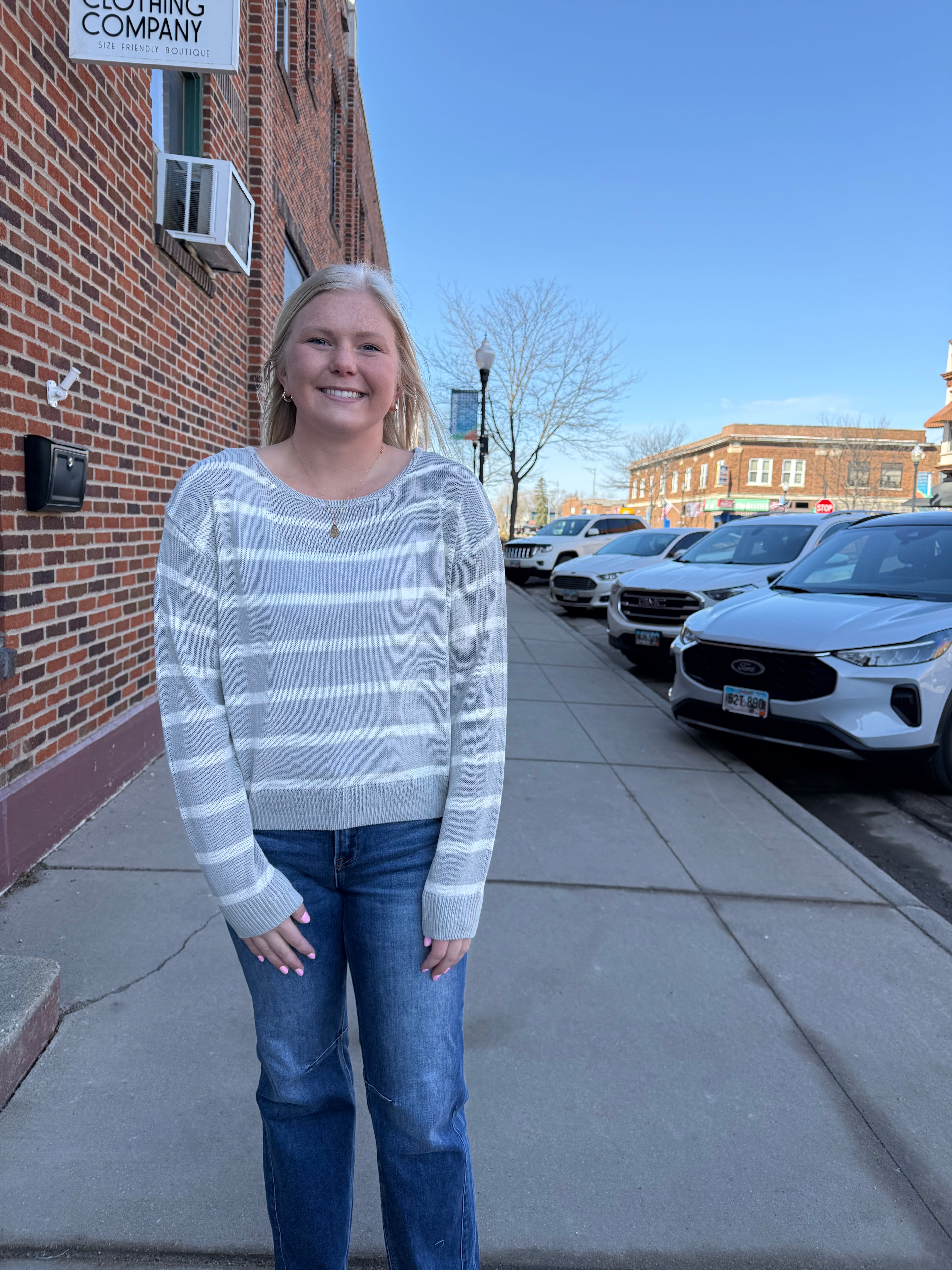 Graham Striped Sweater