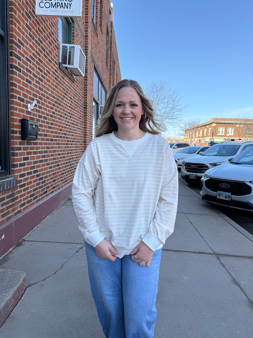 Hudson Striped Pullover