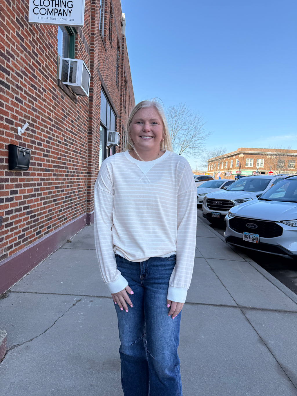 Hudson Striped Pullover