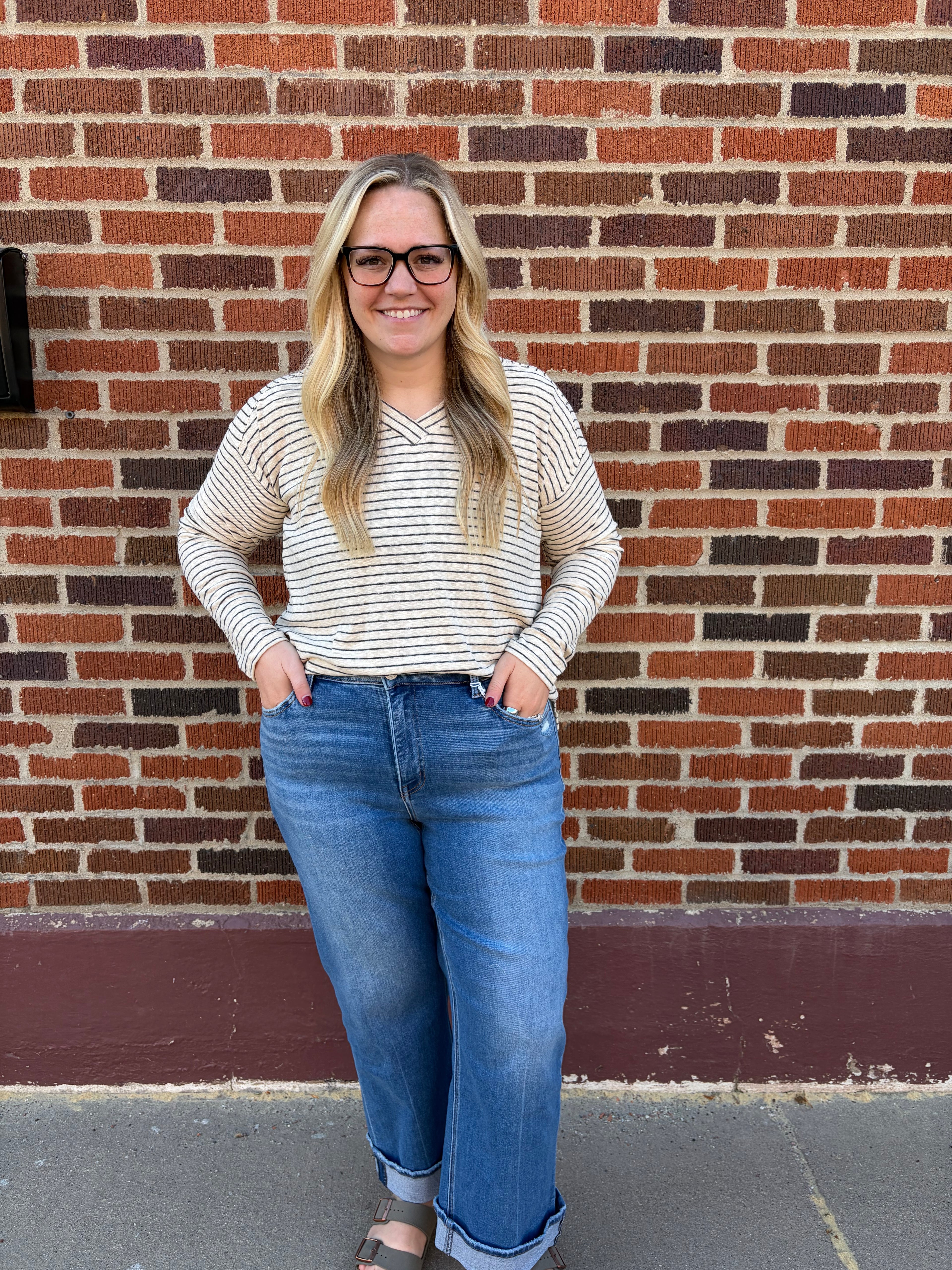Carli Striped Top