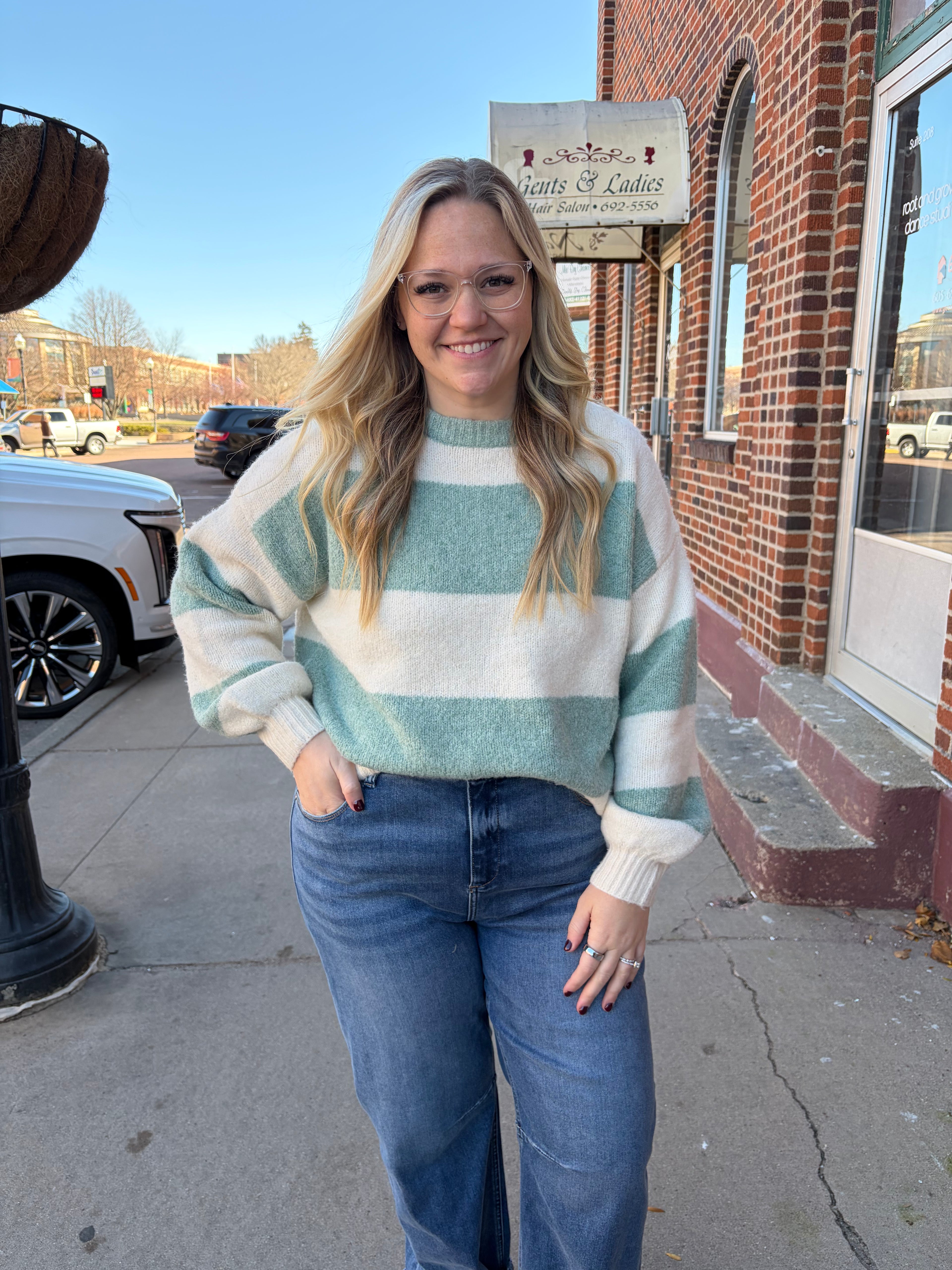 Saige Striped Sweater