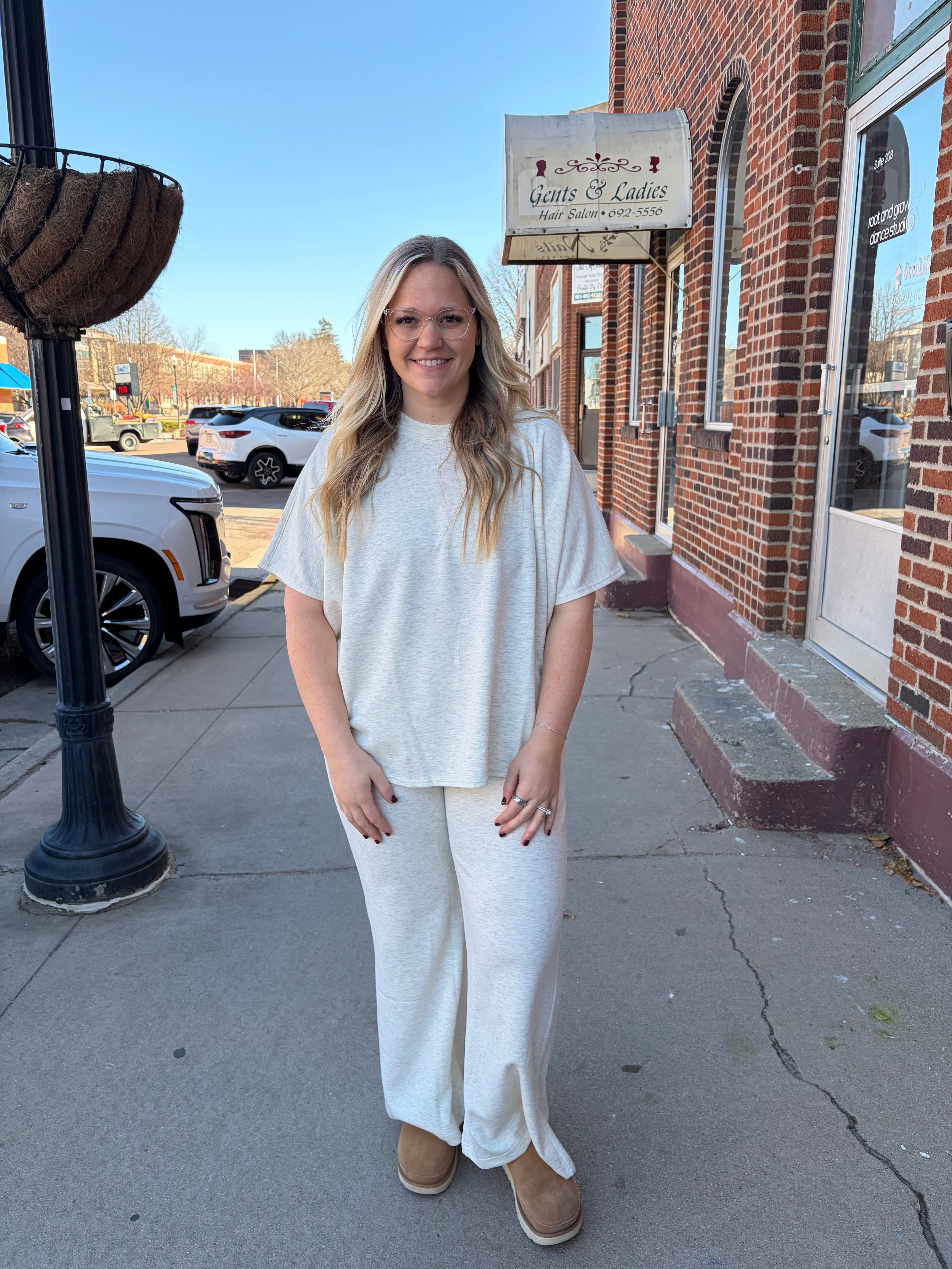 Vixen Heathered Matching Set