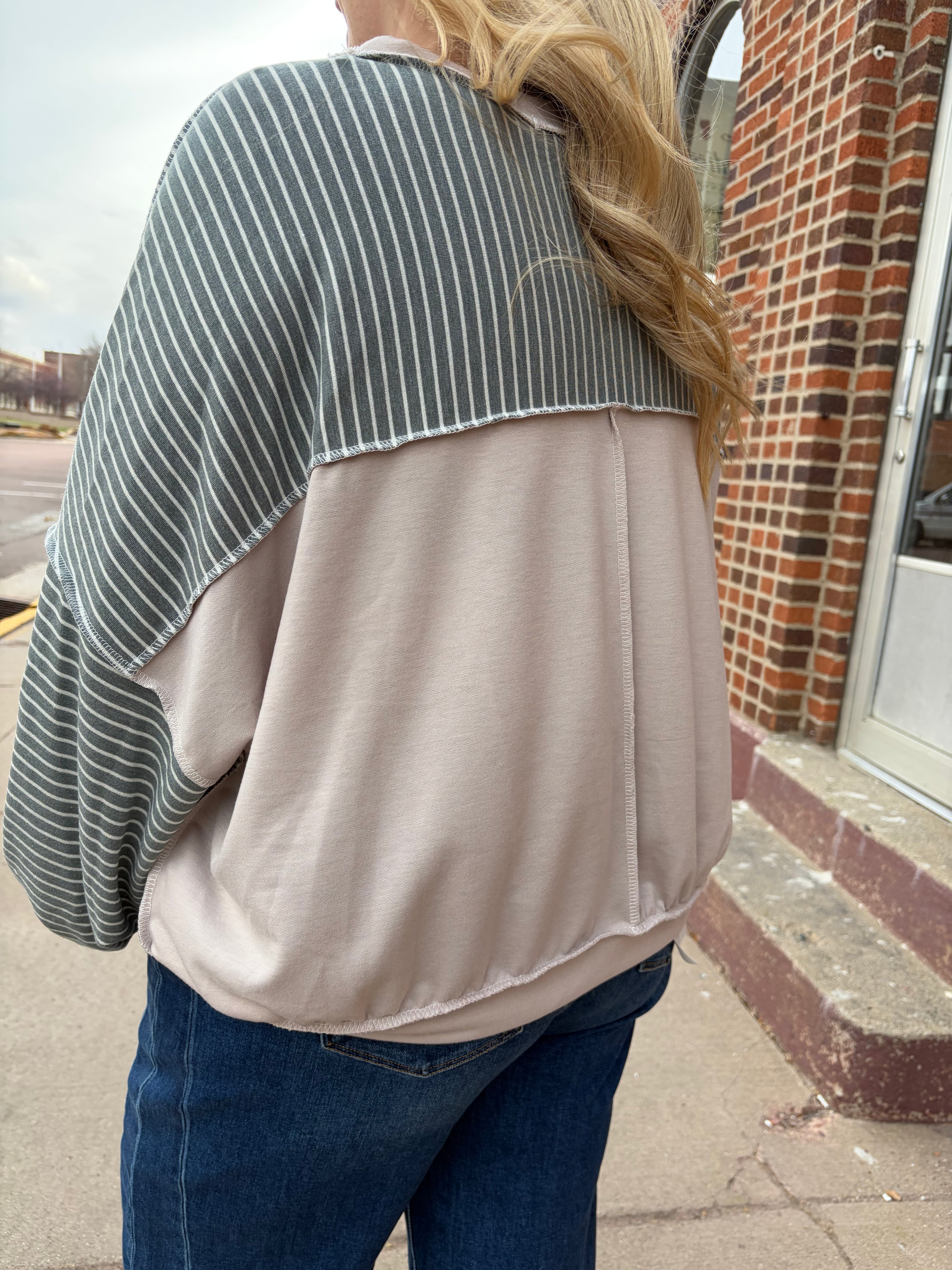 Onette Striped Pullover