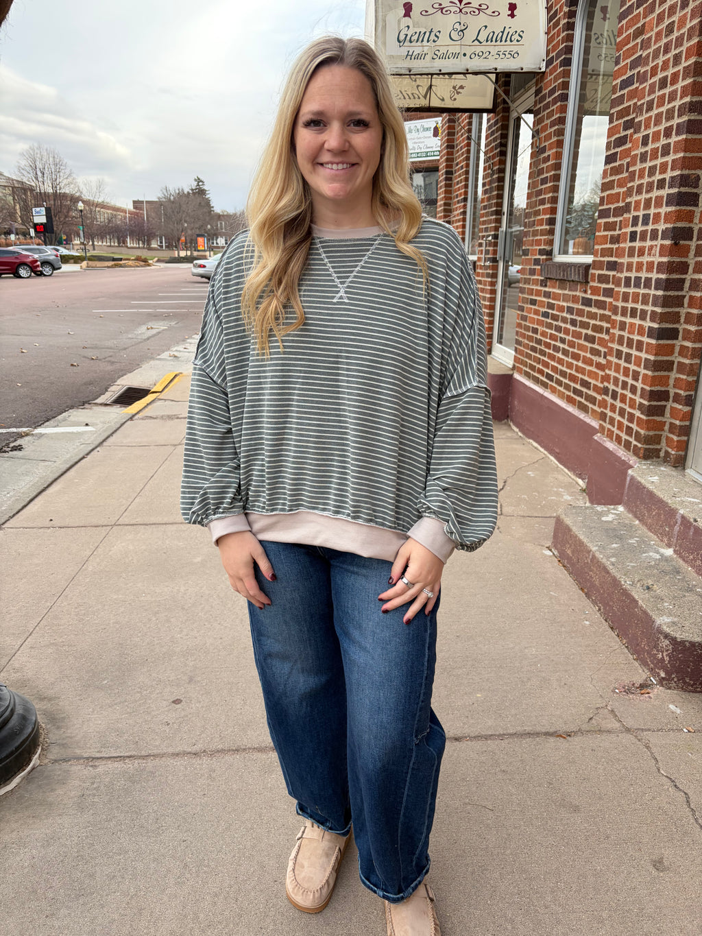 Onette Striped Pullover