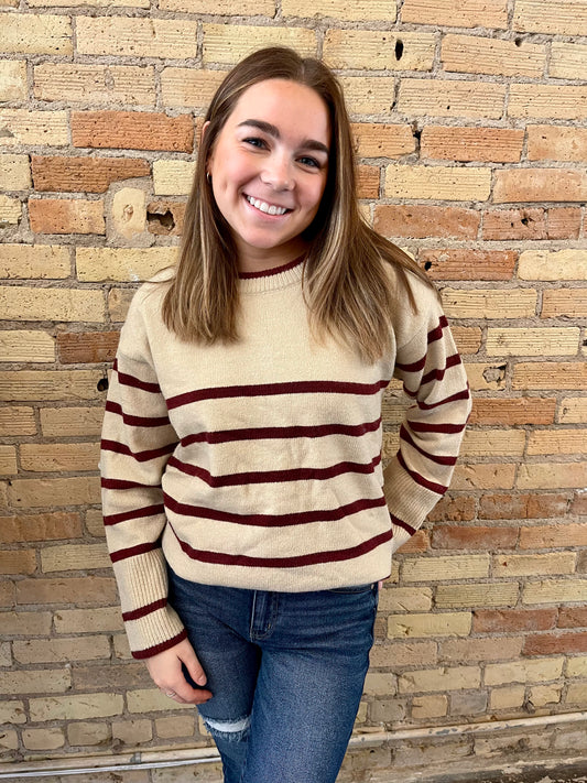 Laynie Striped Sweater