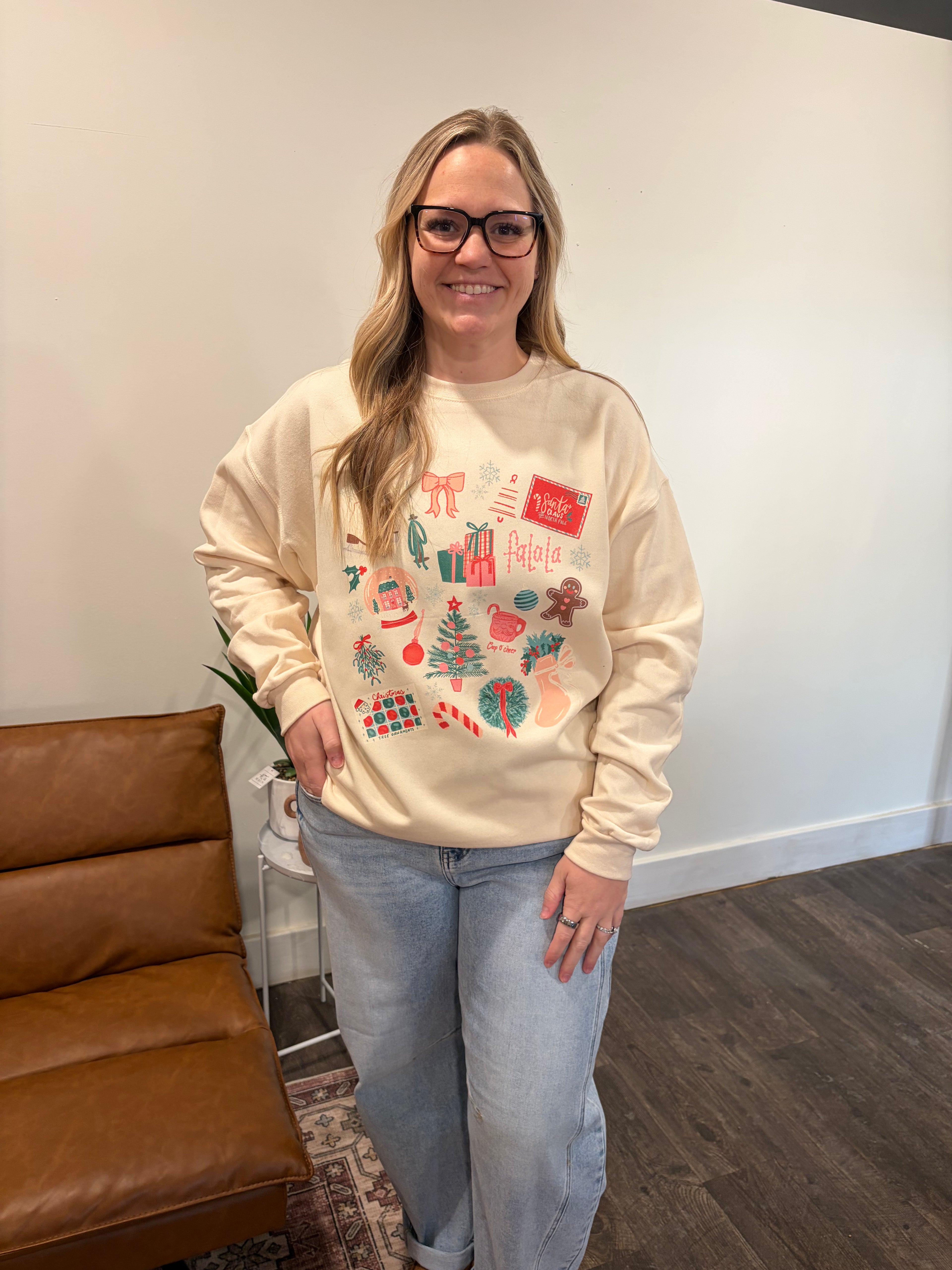 Christmas Collage Crewneck