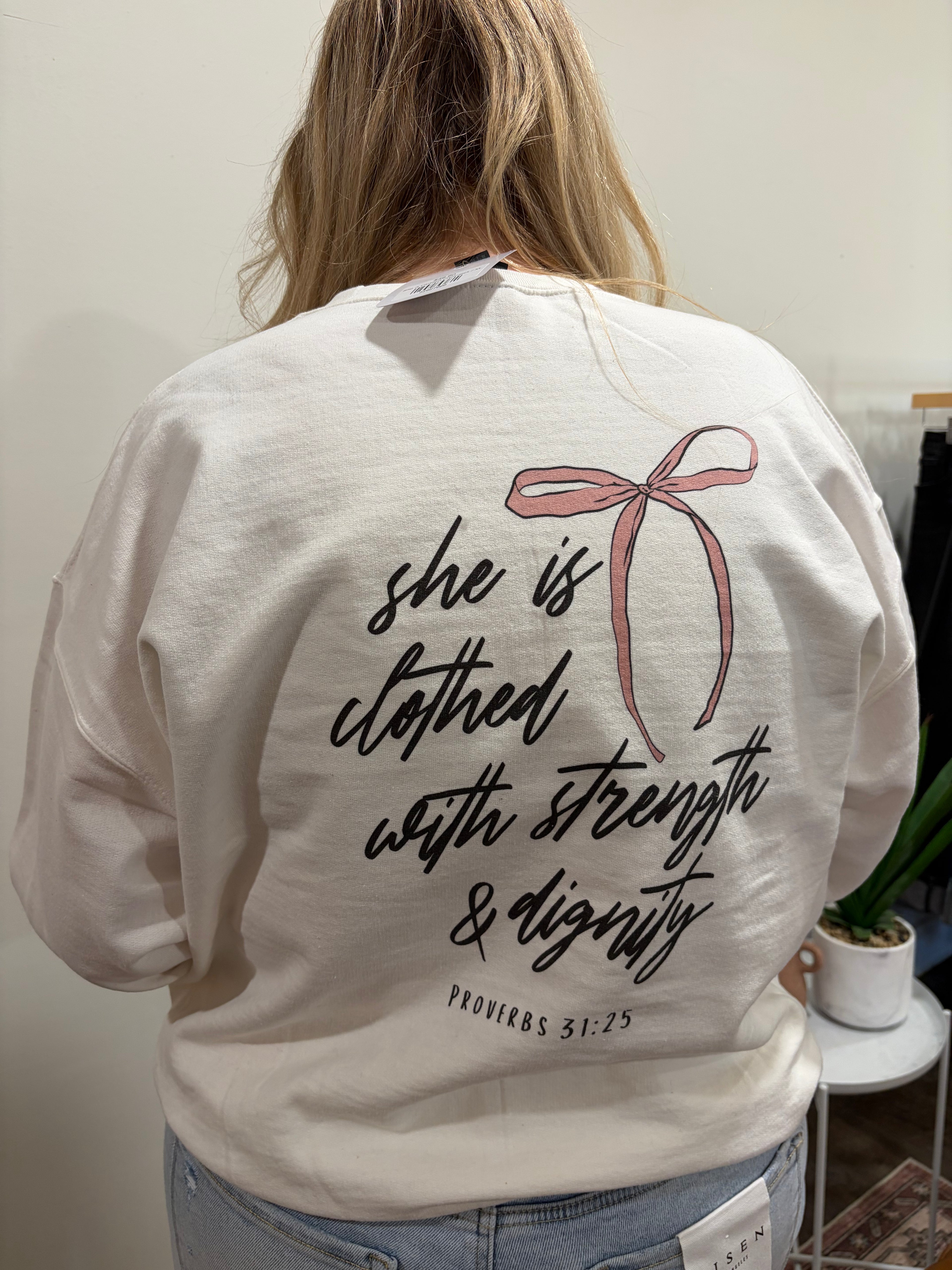 She is Clothed Crewneck