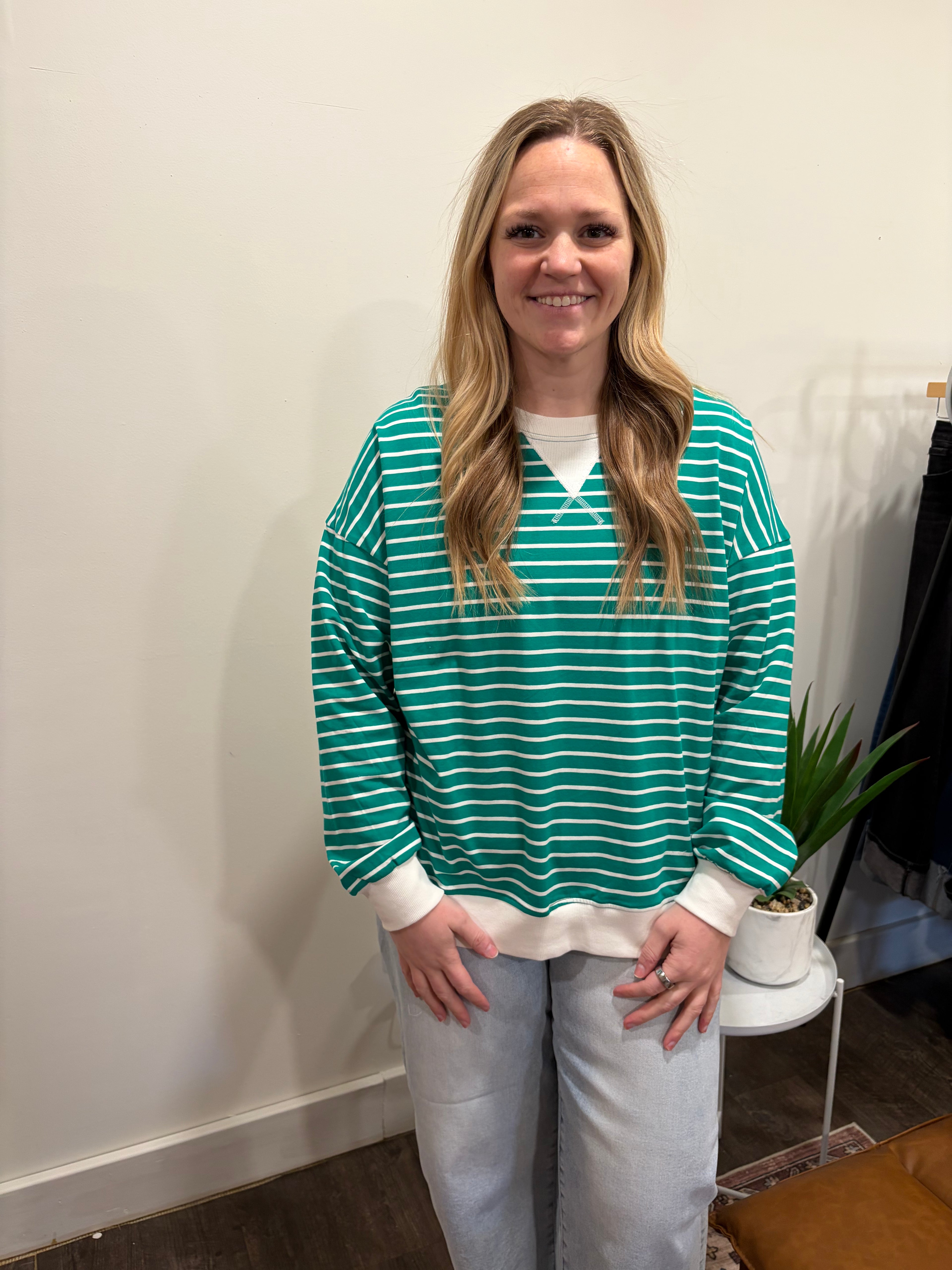 Griffin Striped Pullover