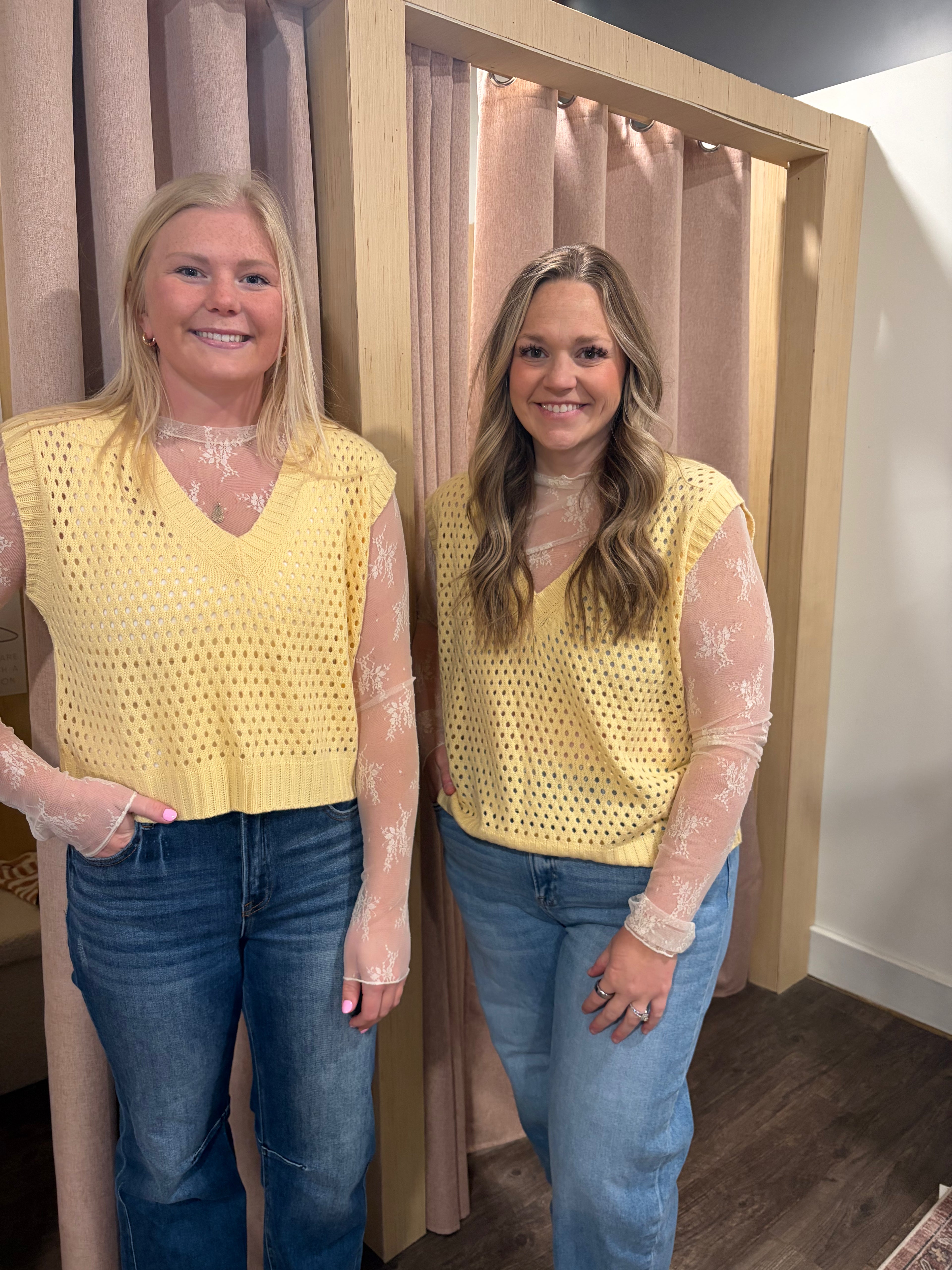 Marigold Knit Sweater Vest