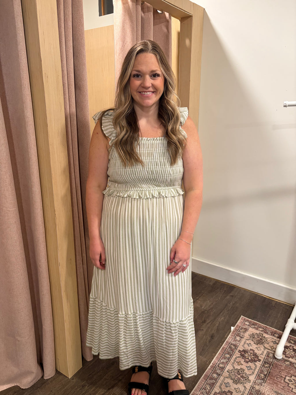Olivia Striped Dress