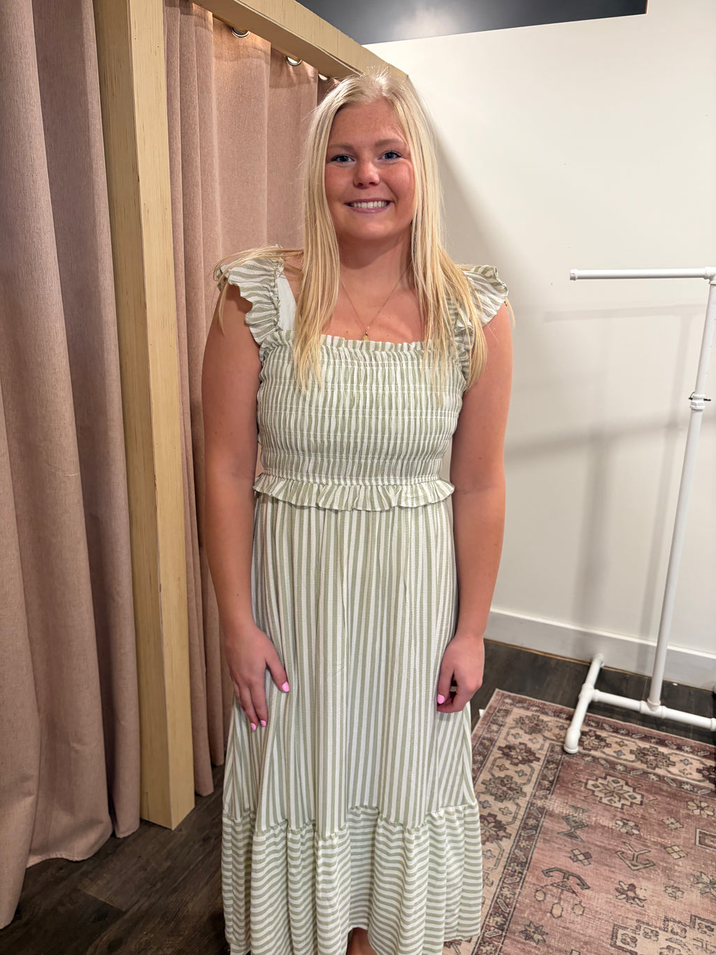 Olivia Striped Dress