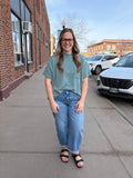Jade Ribbed Top
