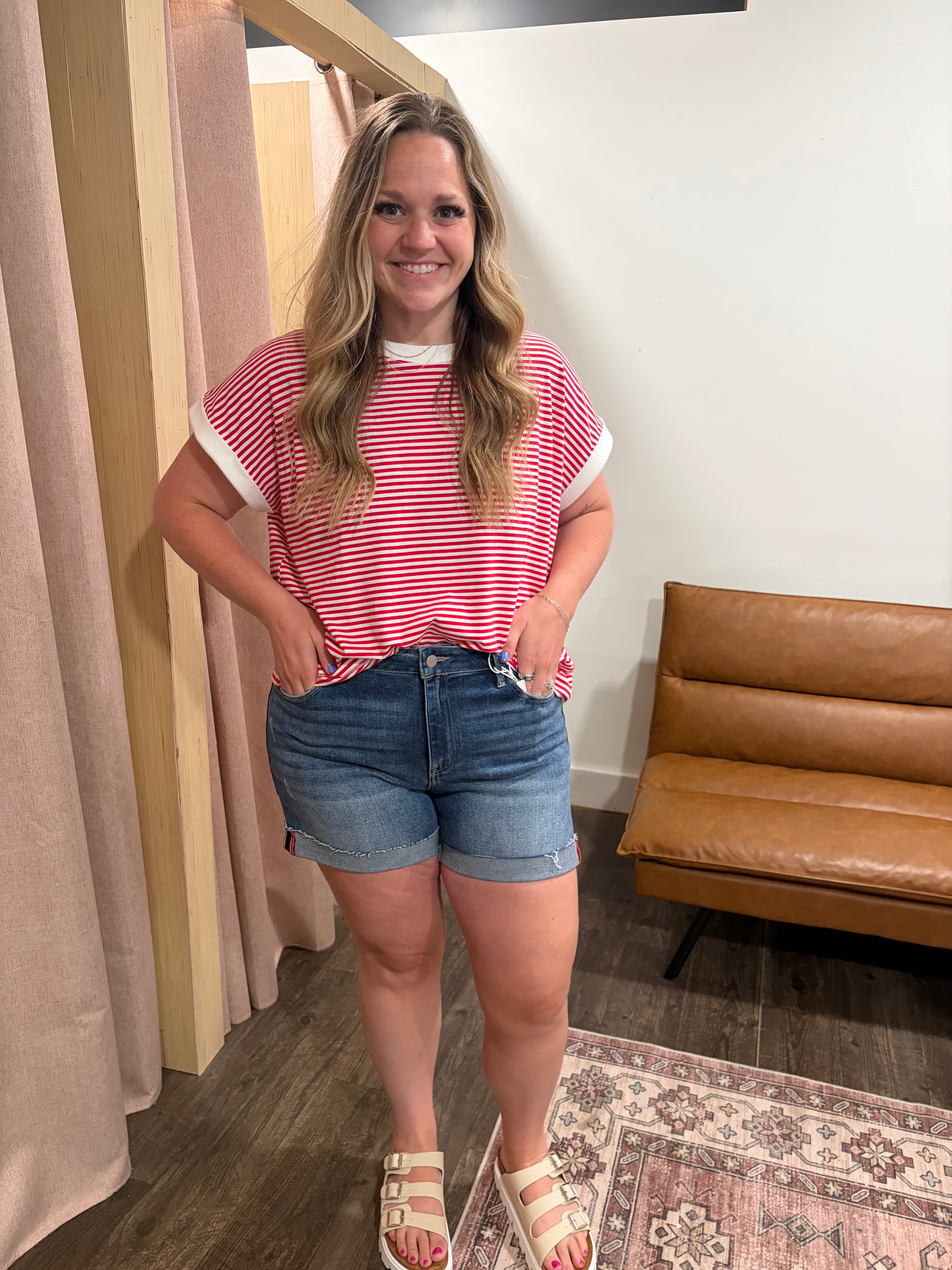 Lainey Denim Shorts