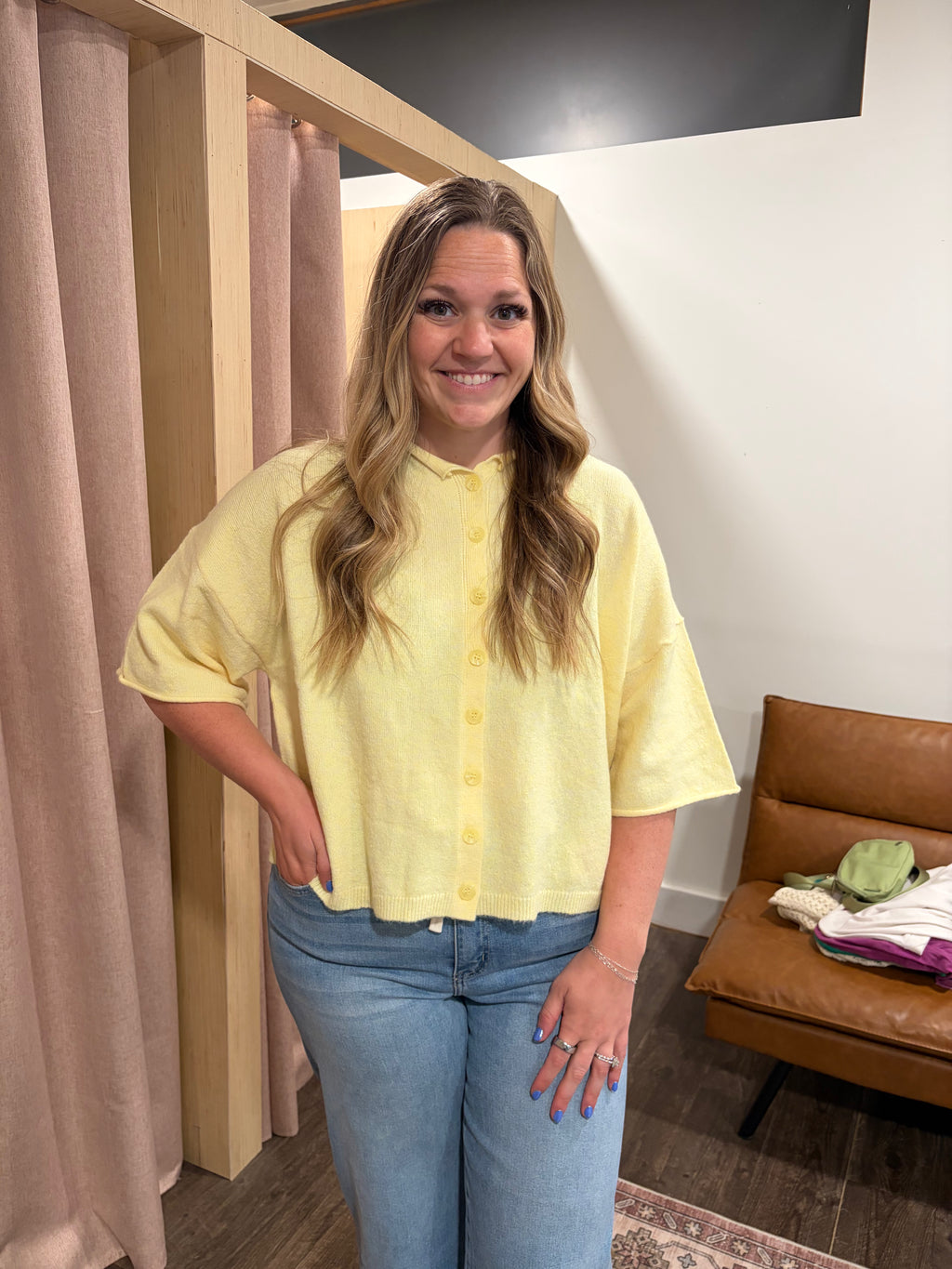 Annie Button Down