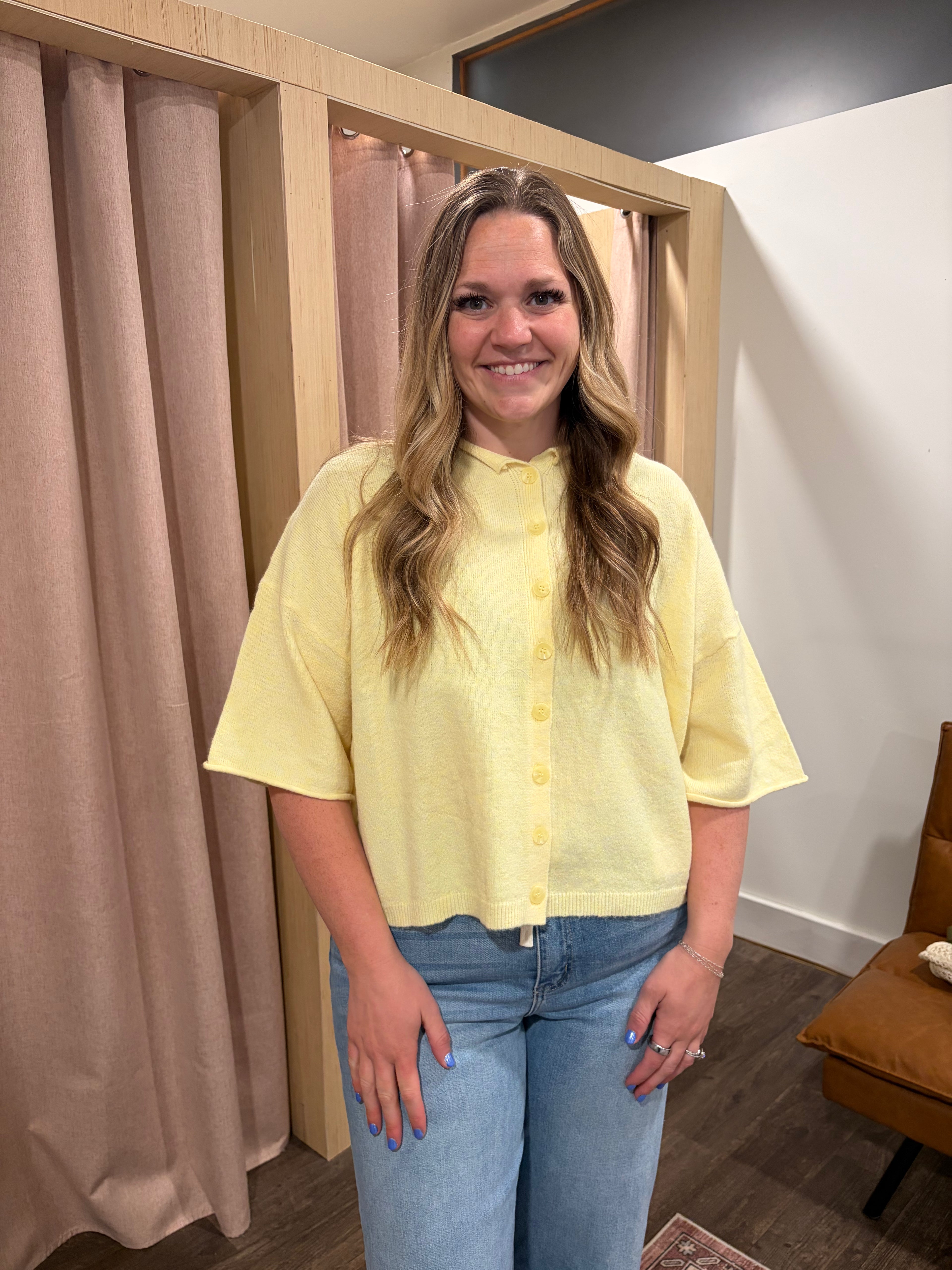 Annie Button Down