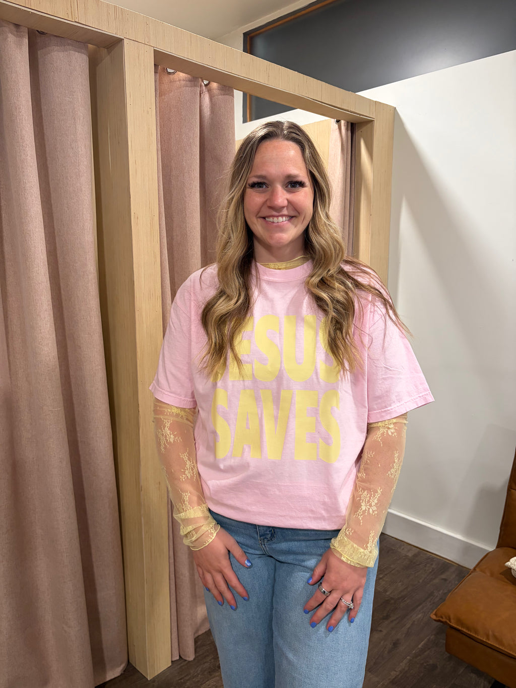 Jesus Saves Graphic Tee