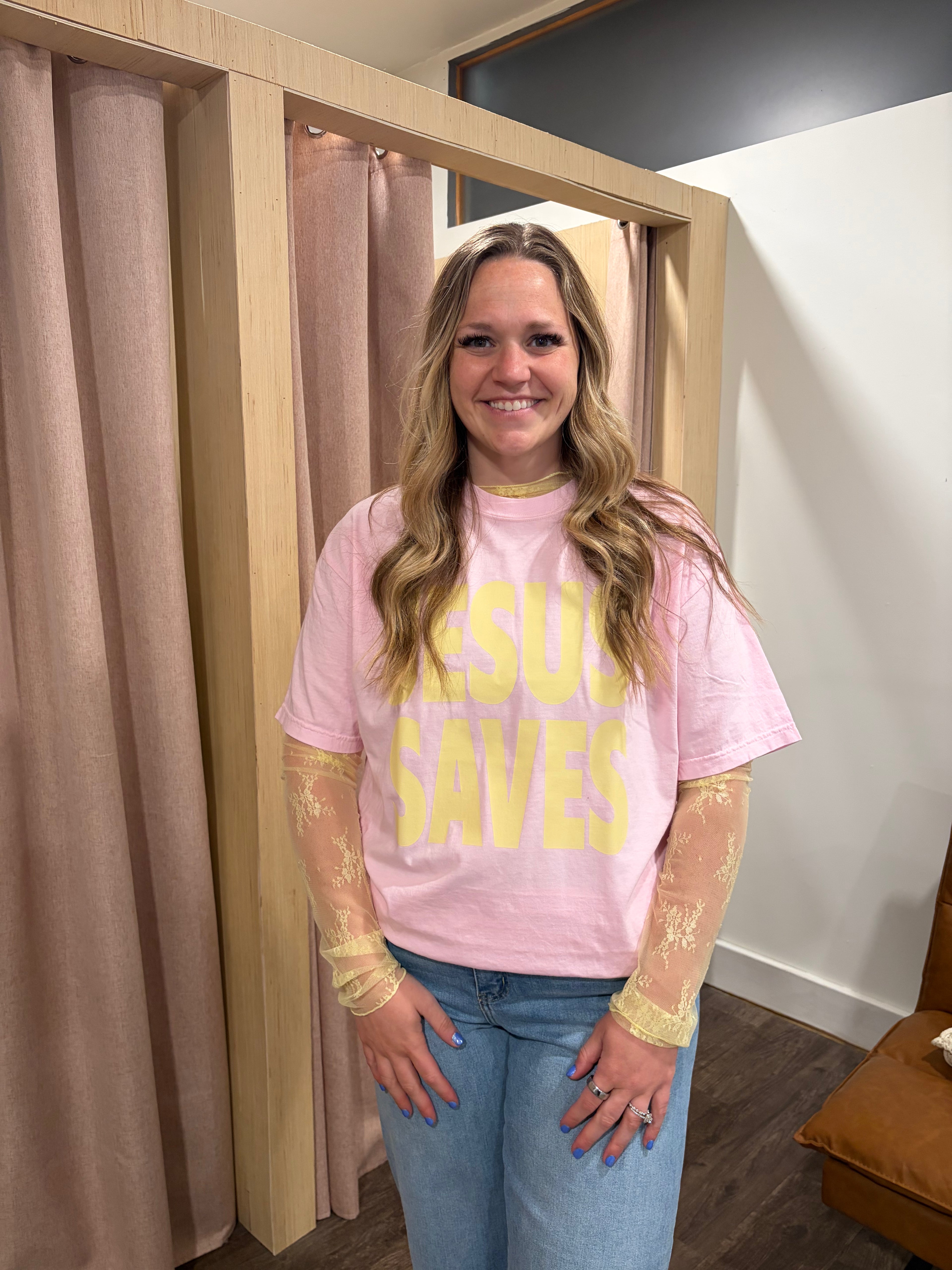 Jesus Saves Graphic Tee
