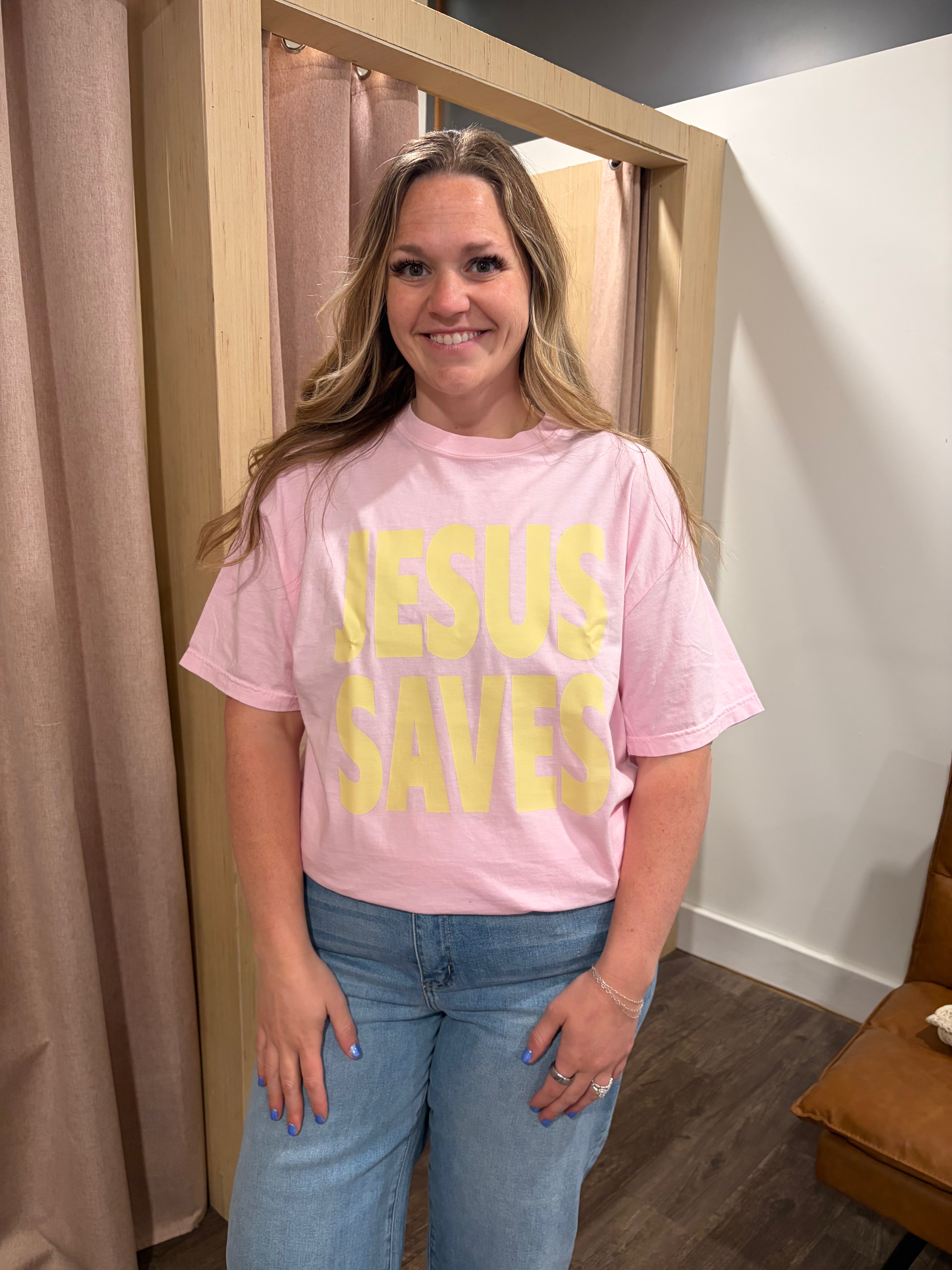 Jesus Saves Graphic Tee