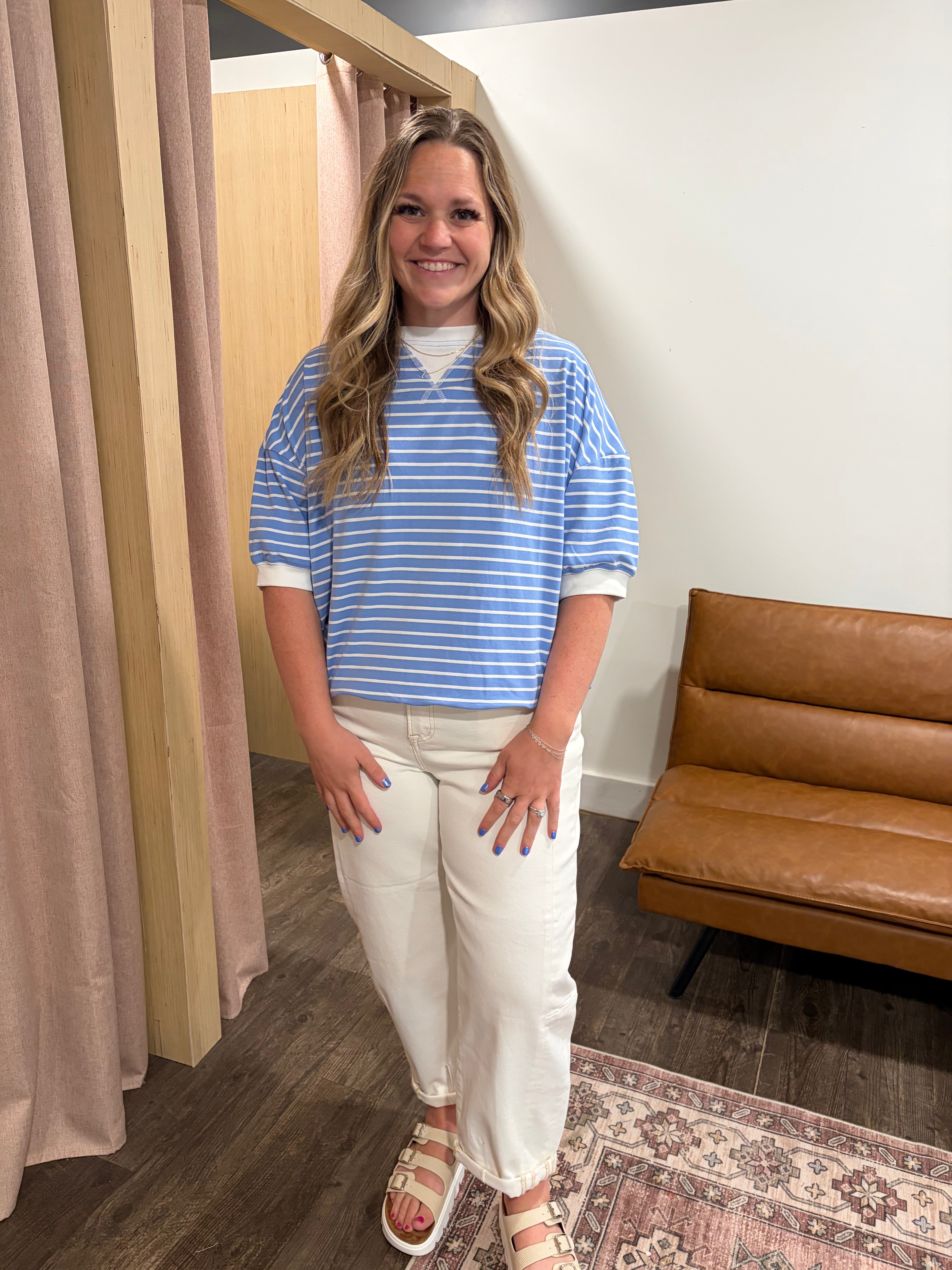 Callum Stripe Top