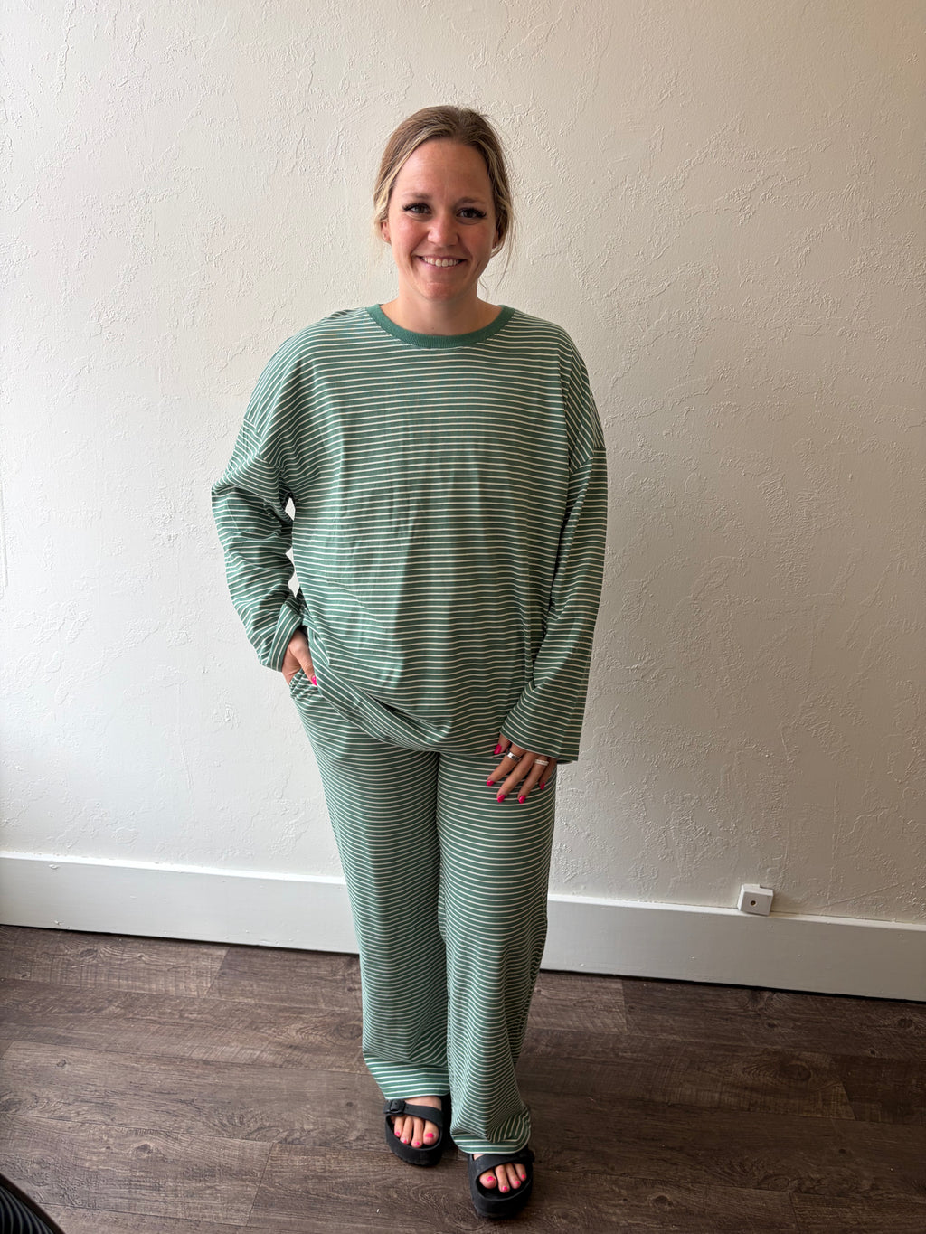 Hunter Striped Matching Set