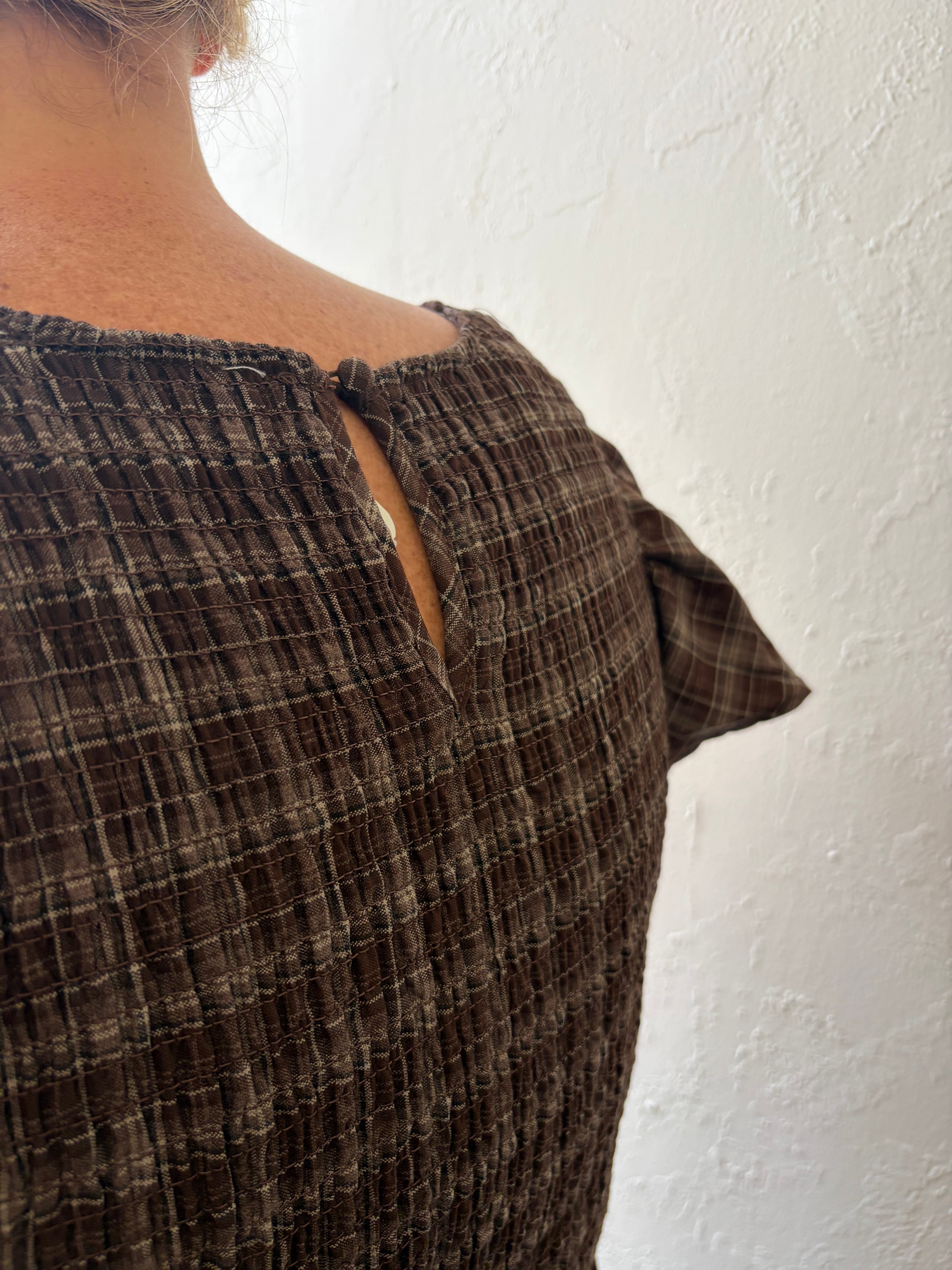 Bren Plaid Midi Dress