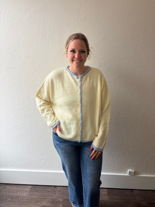 Astra Striped Cardigan