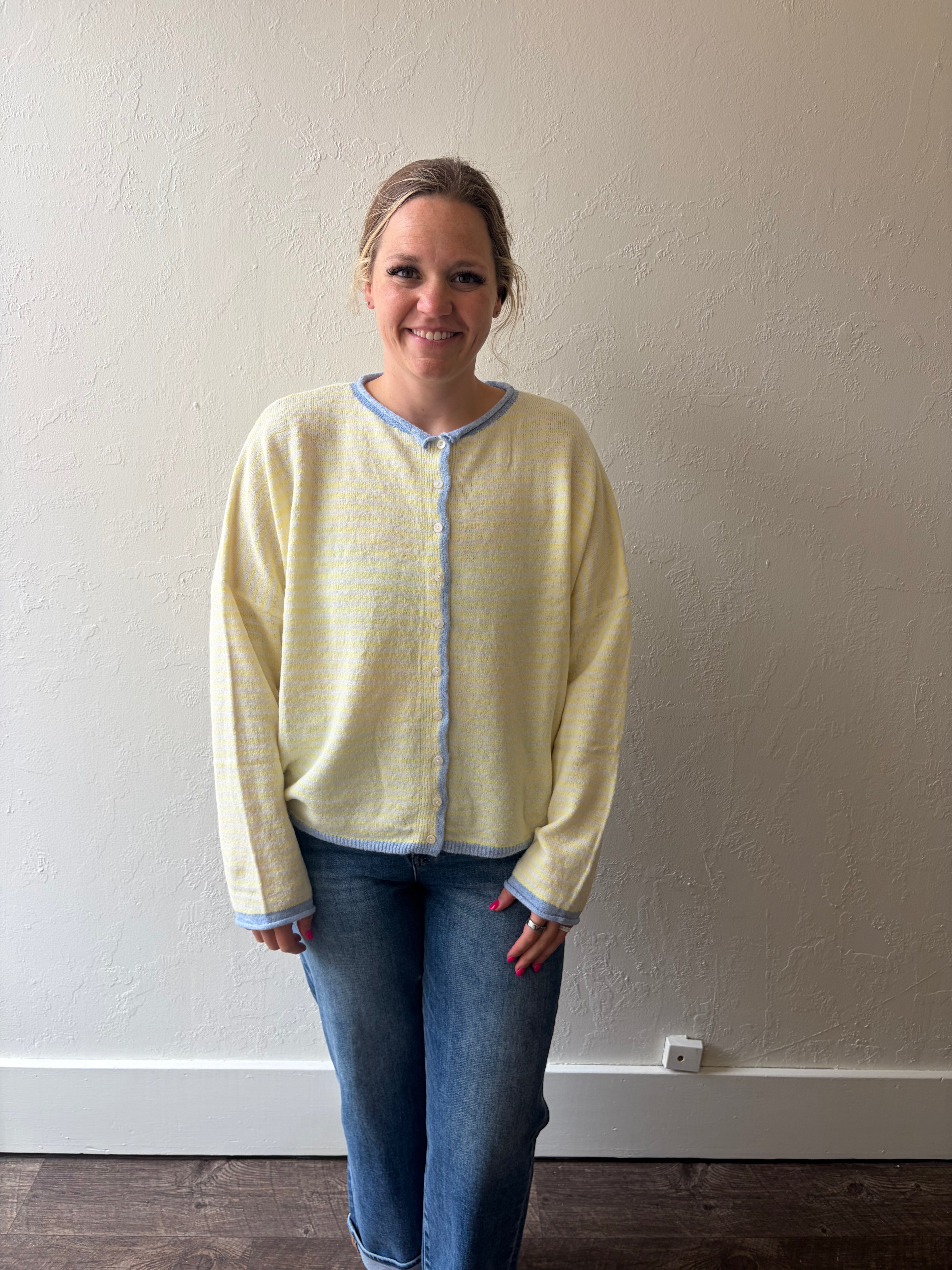 Astra Striped Cardigan