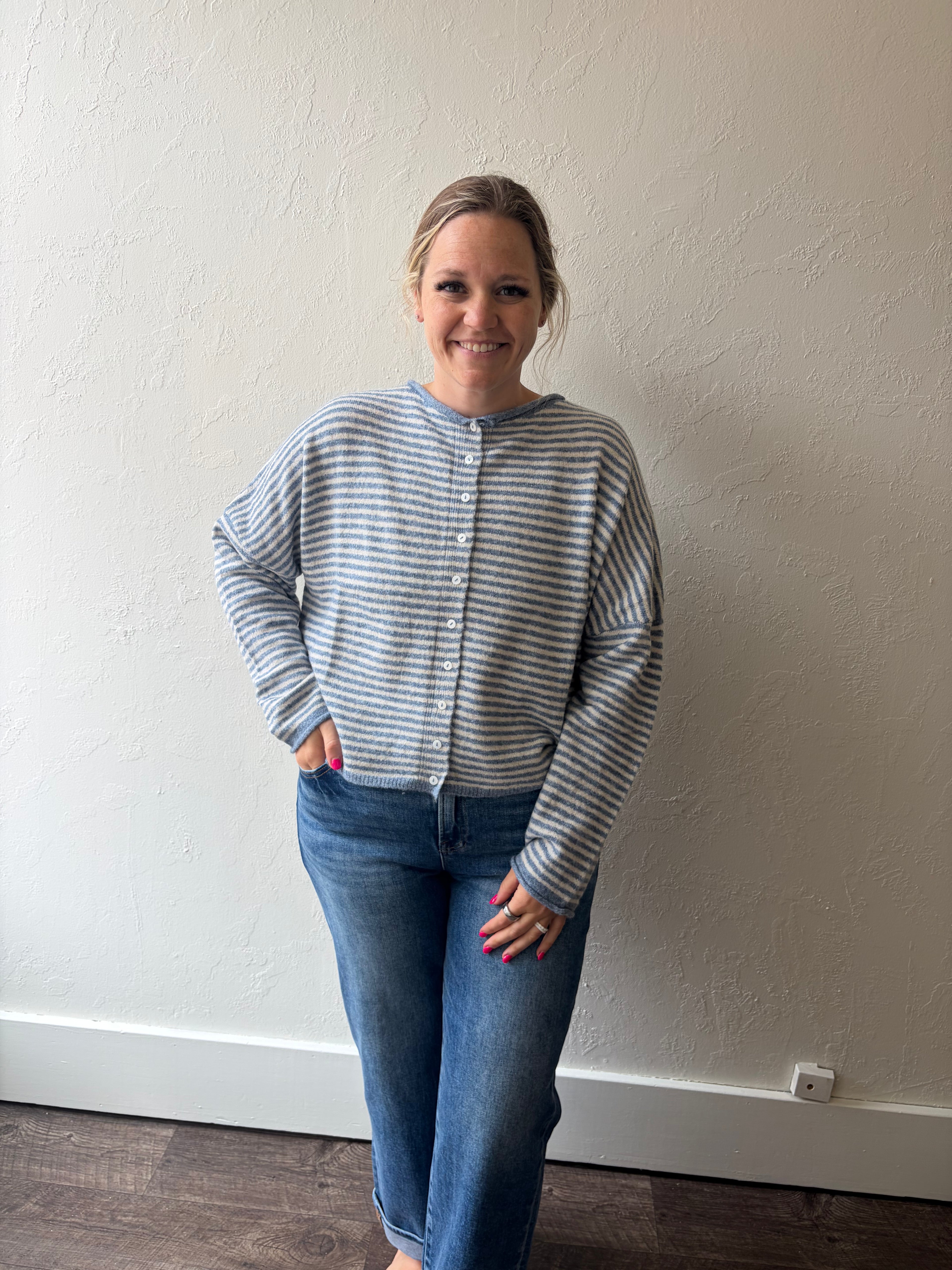 Dustin Striped Cardigan