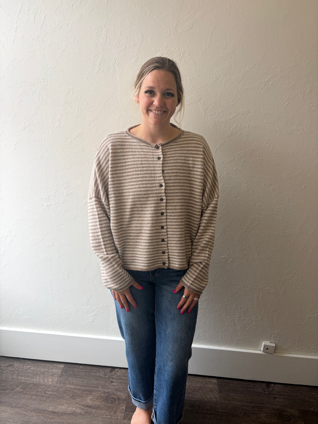 Lorna Striped Cardigan