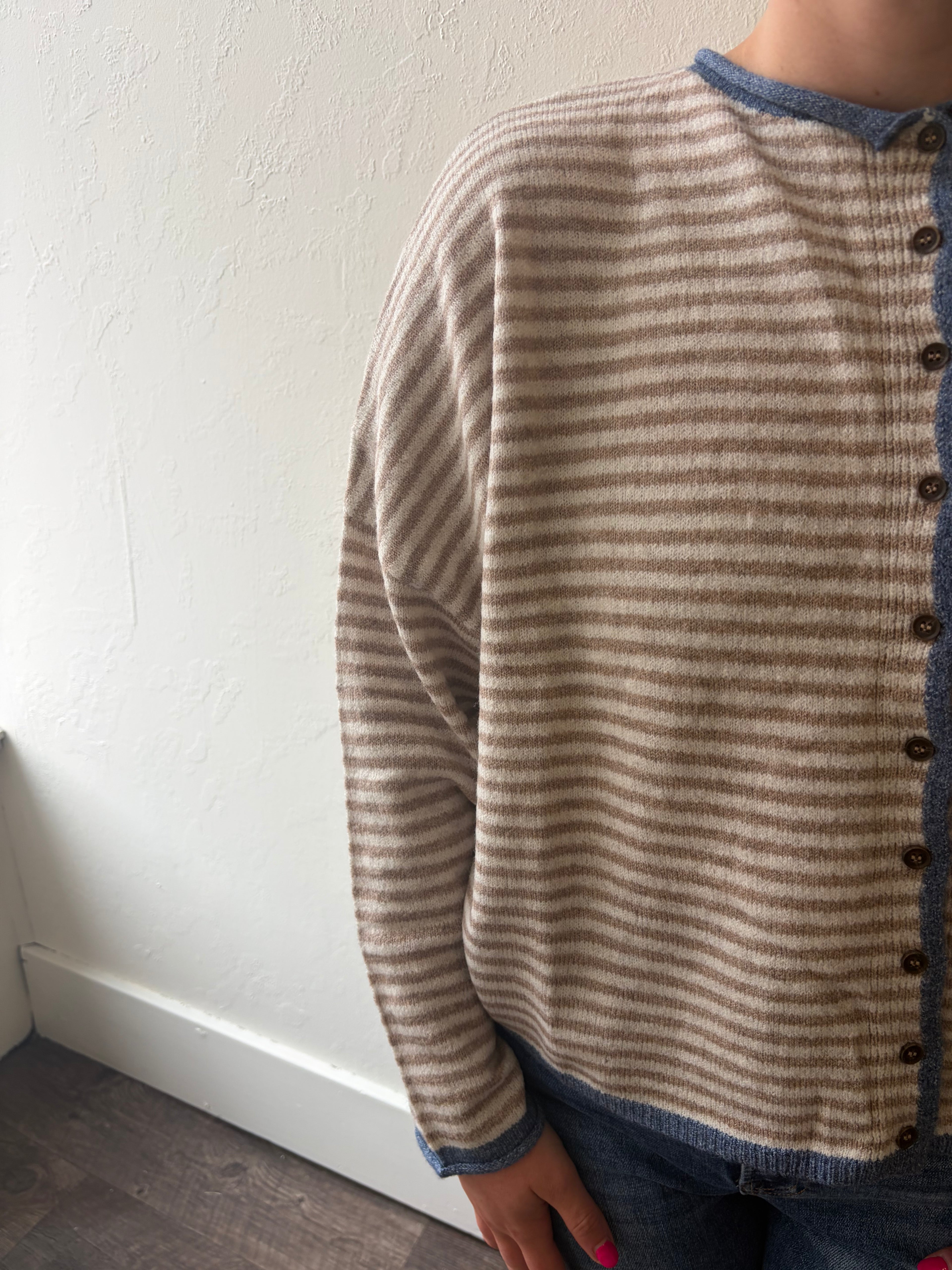 Laine Striped Cardigan