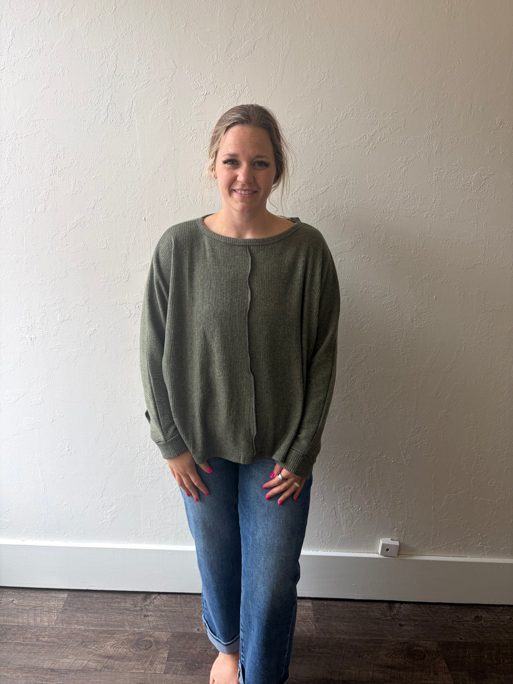 Declan Ribbed Top