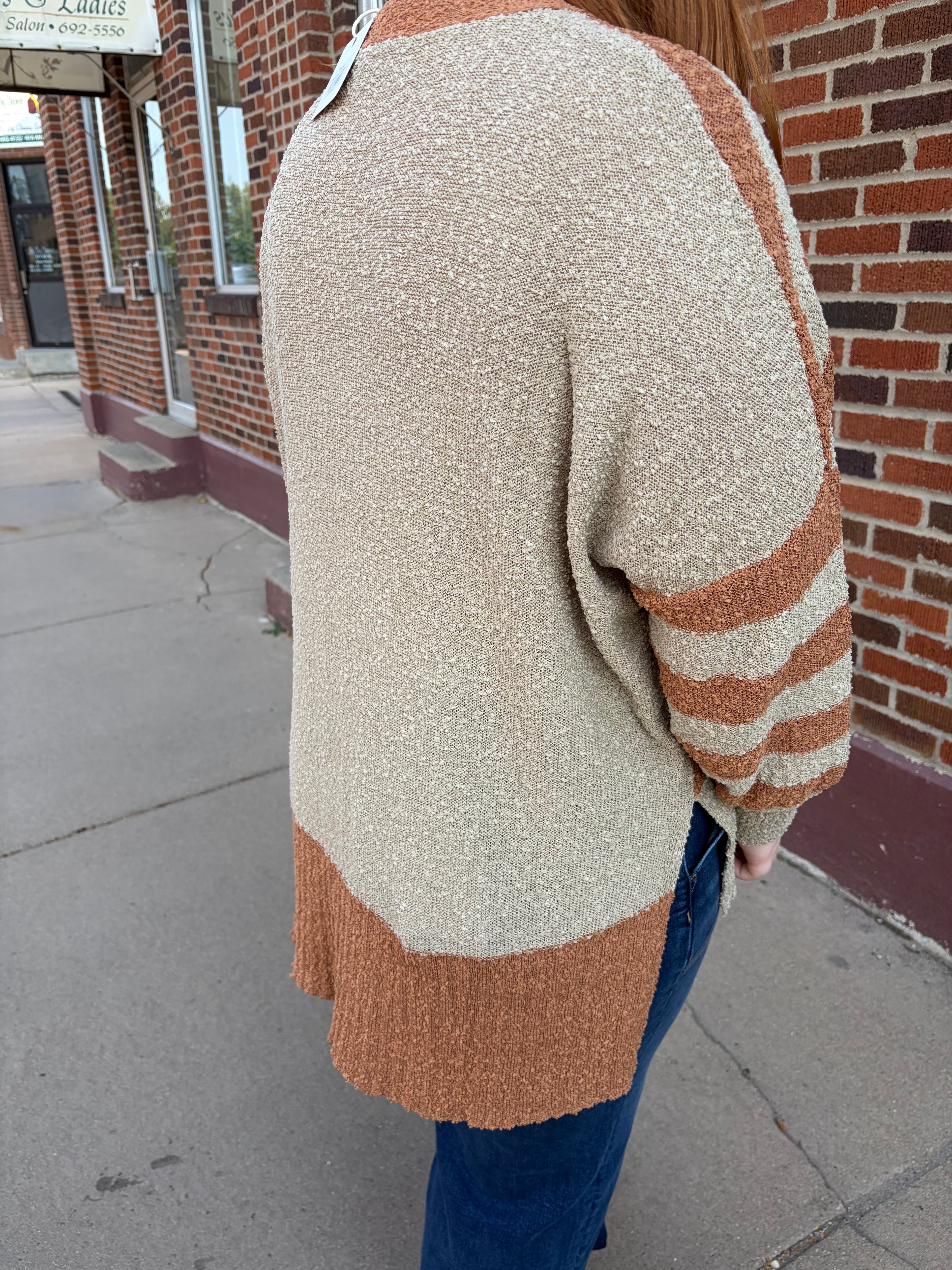 Sullivan Stripe Cardigan