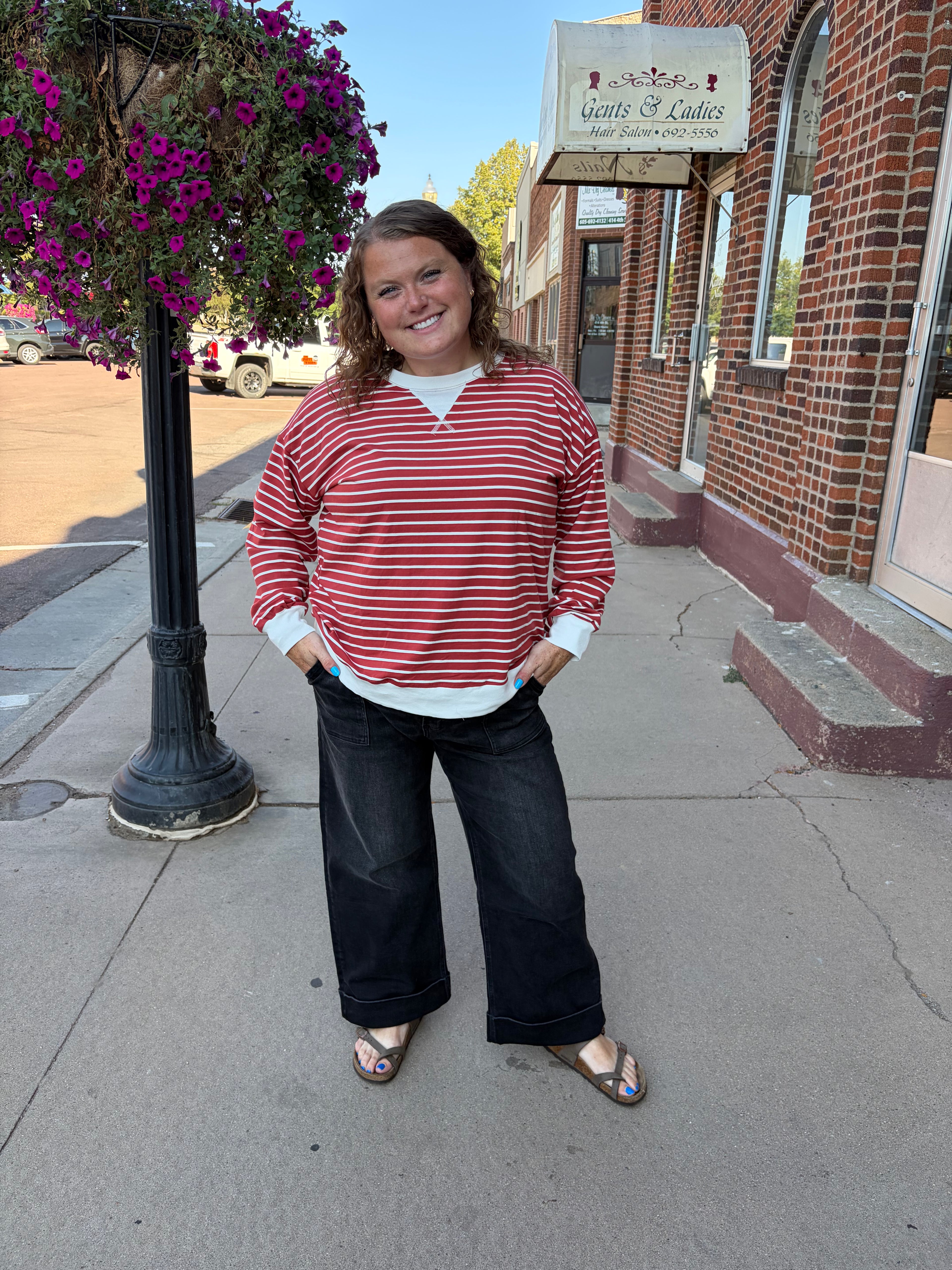 Reed Striped Pullover