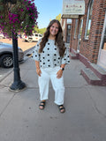 Hadley Dotted Cardigan