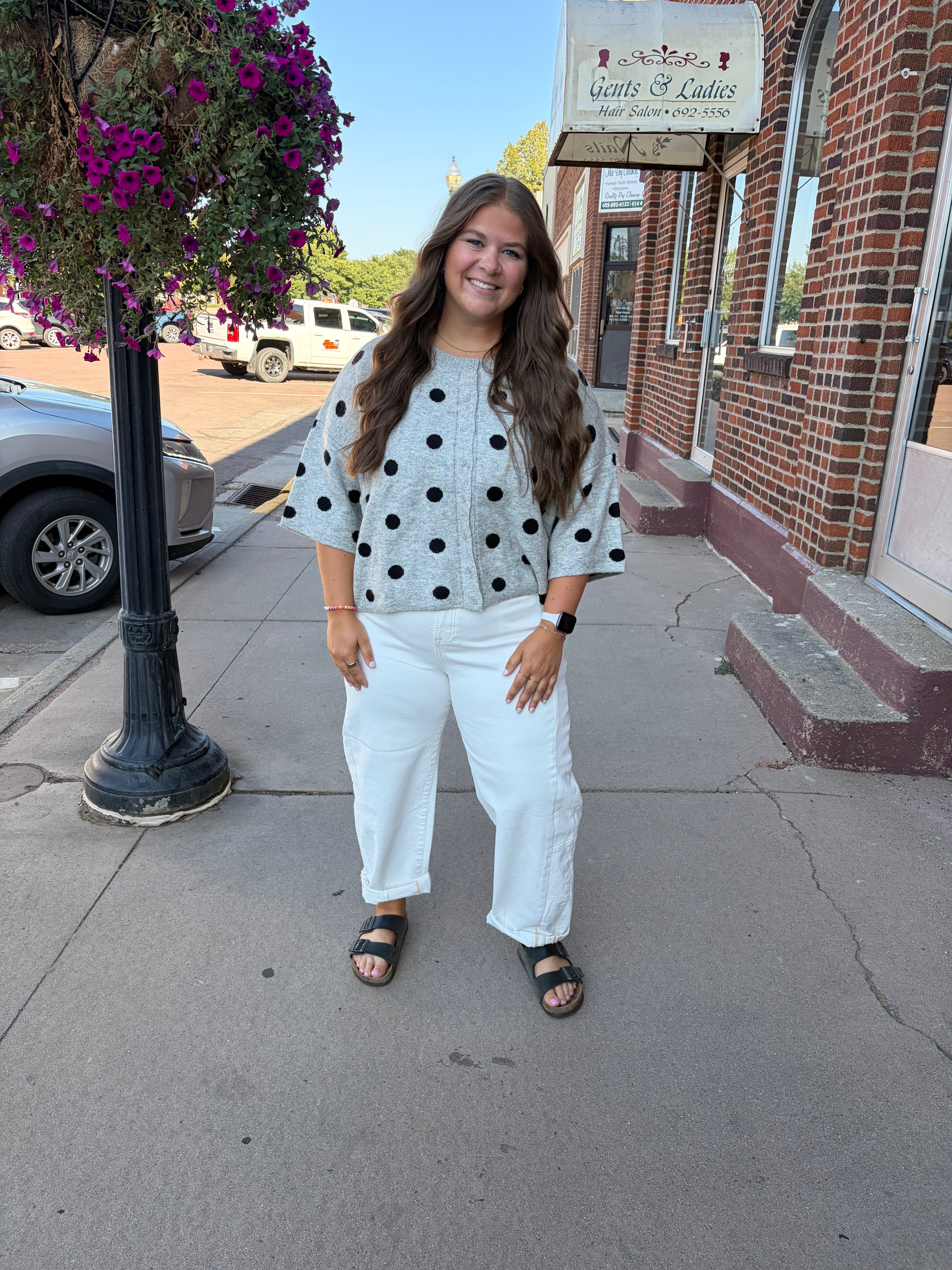 Hadley Dotted Cardigan