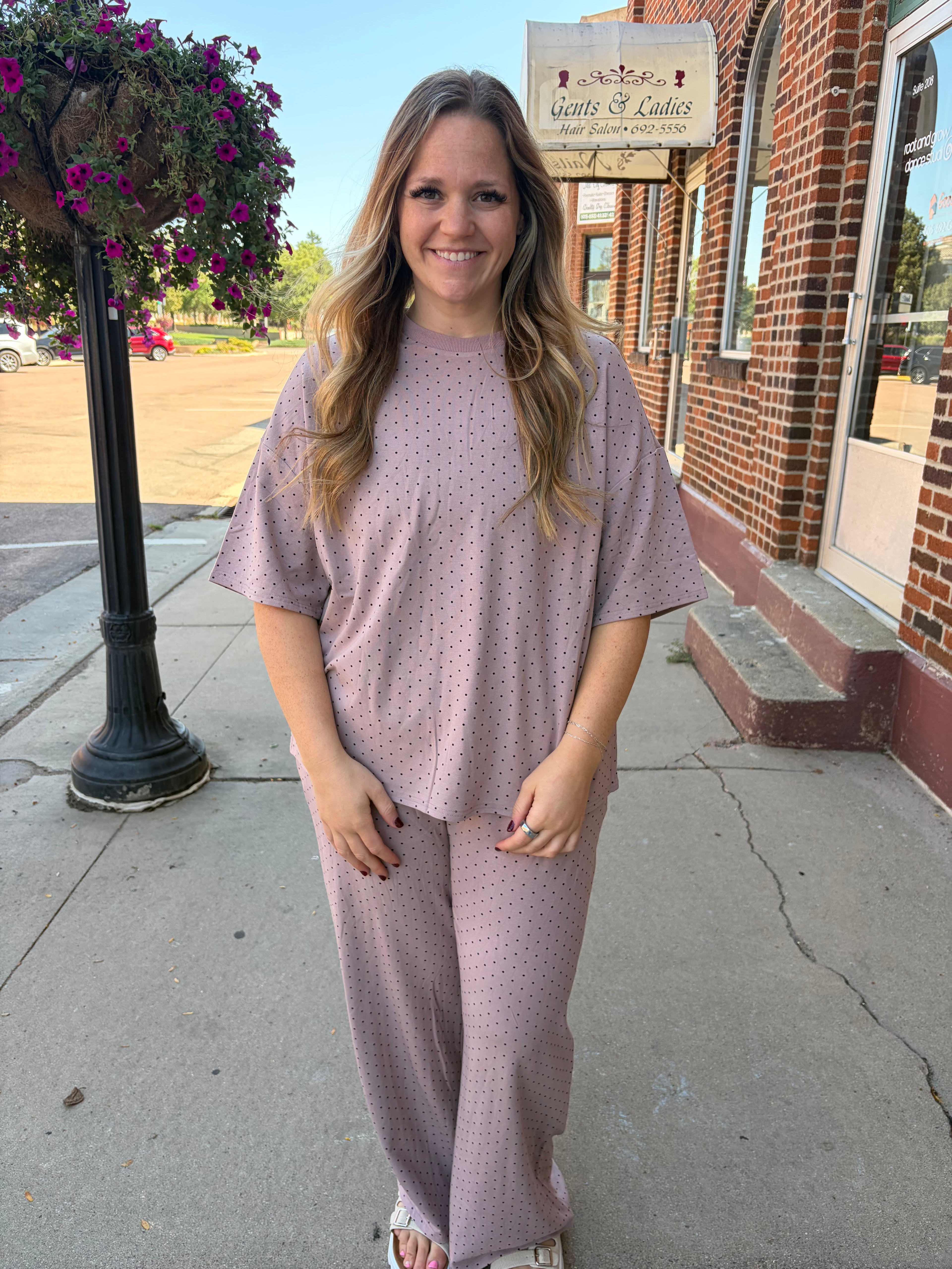The Maeve Dotted Top