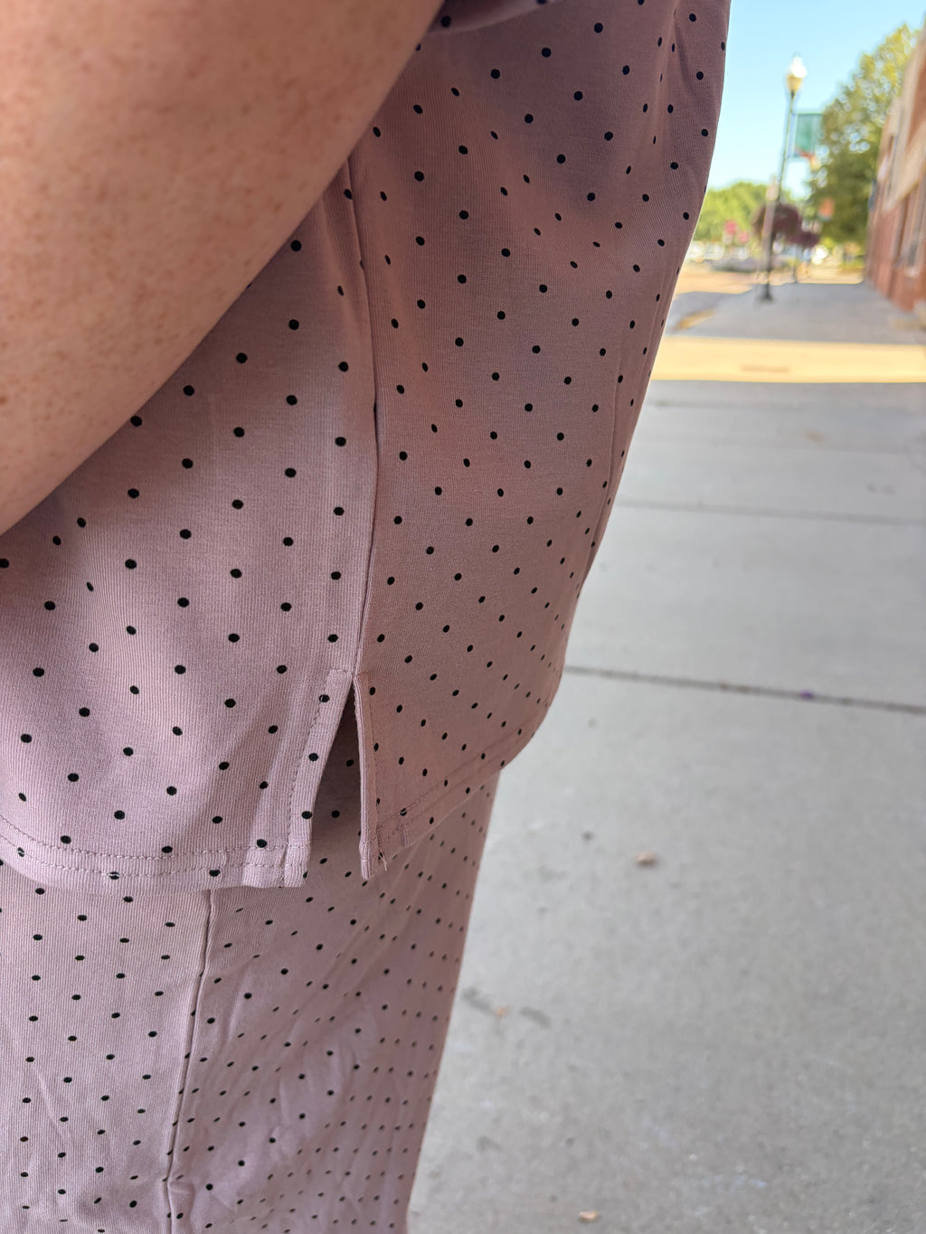 The Maeve Dotted Top