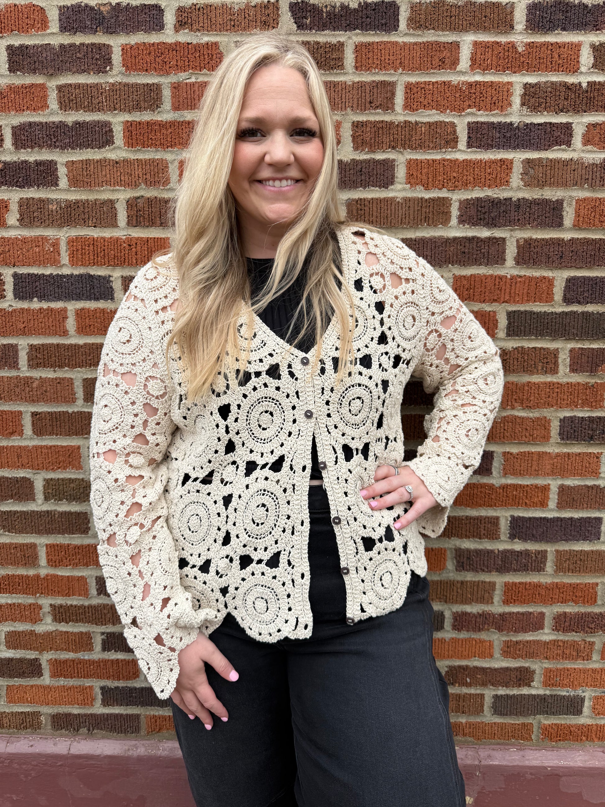 Cordella Crochet Cardigan