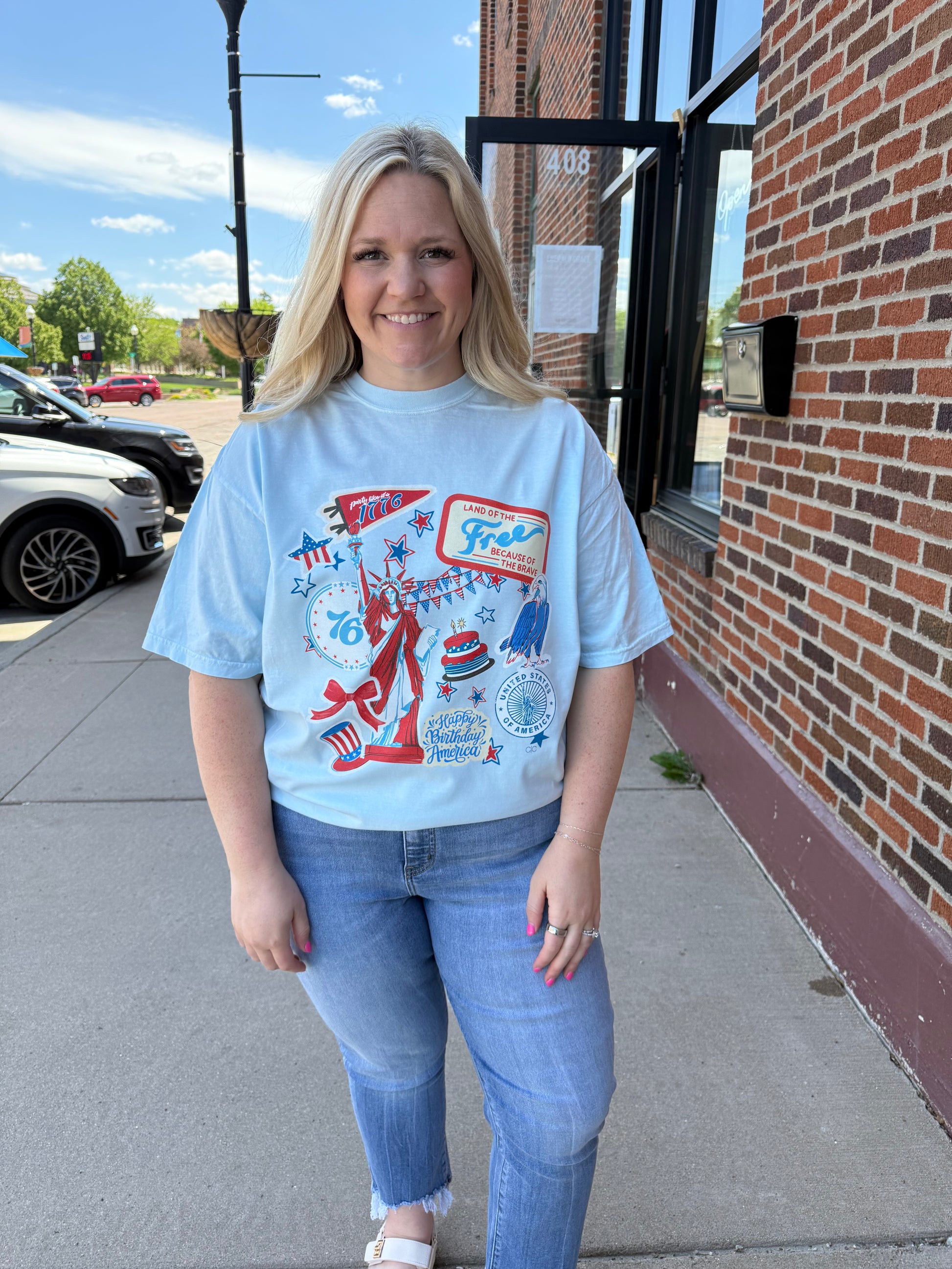 Land of the Free Graphic Tee