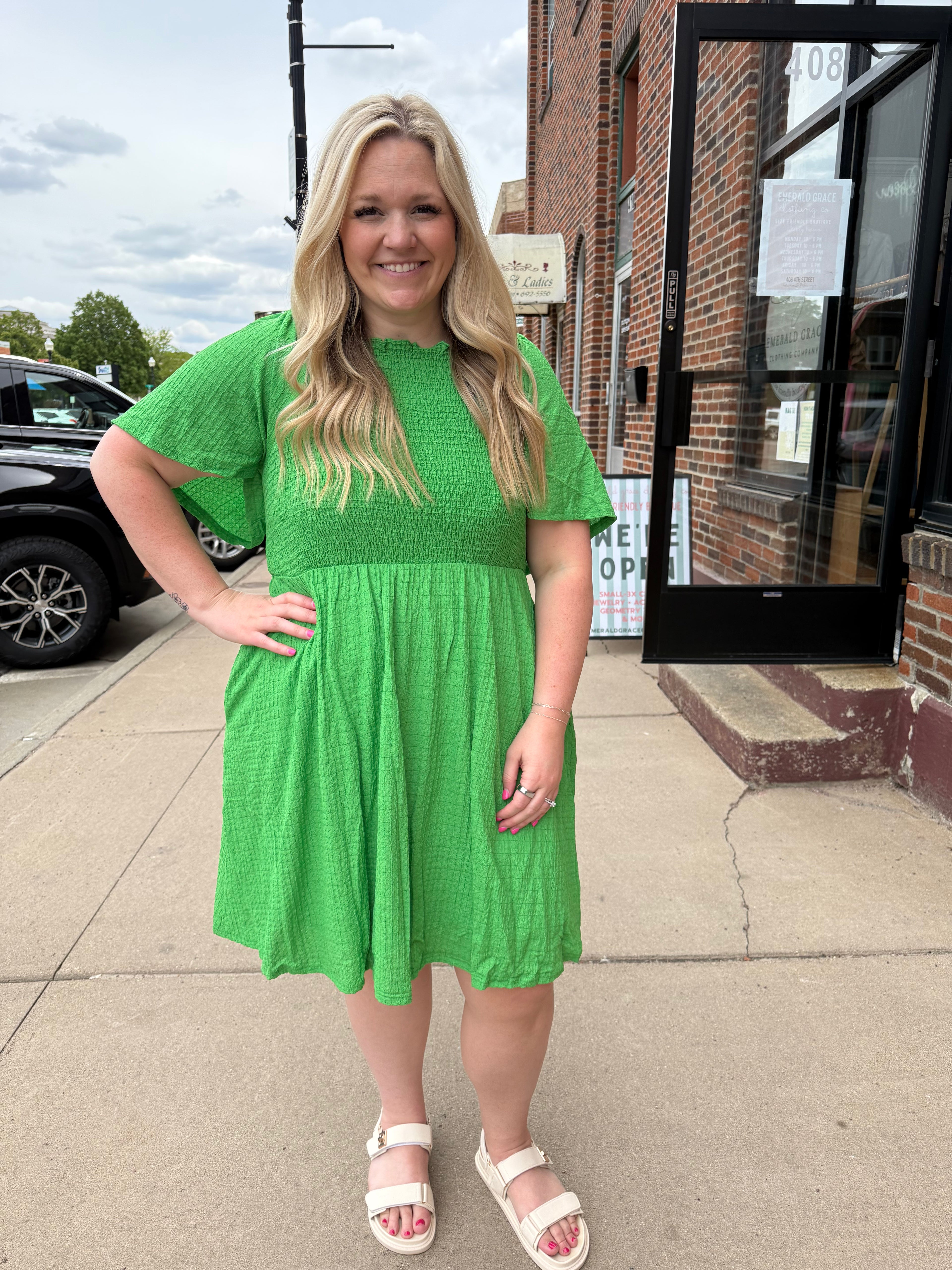 Gretchen Textured Dress