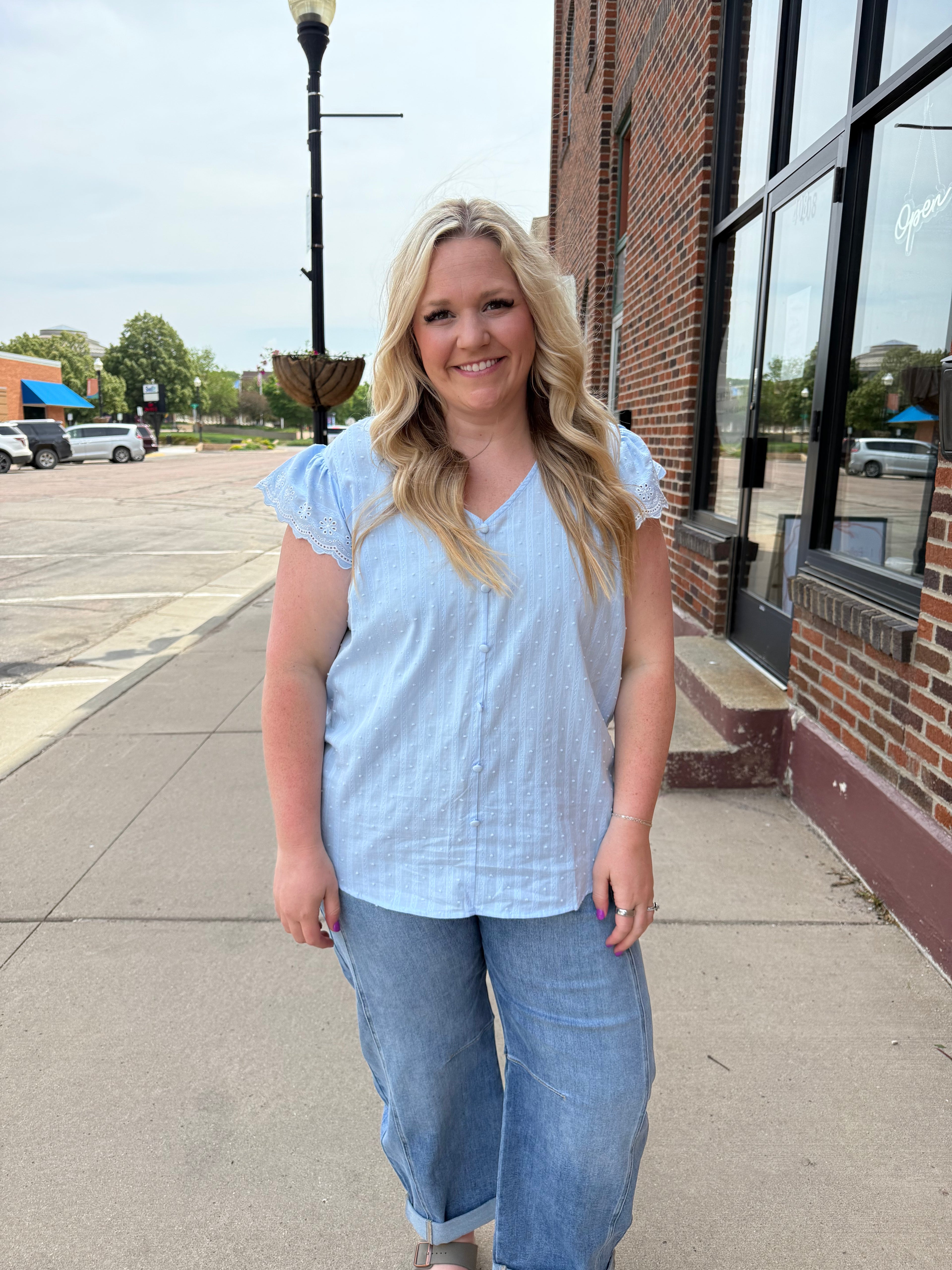 Brynn Textured Top