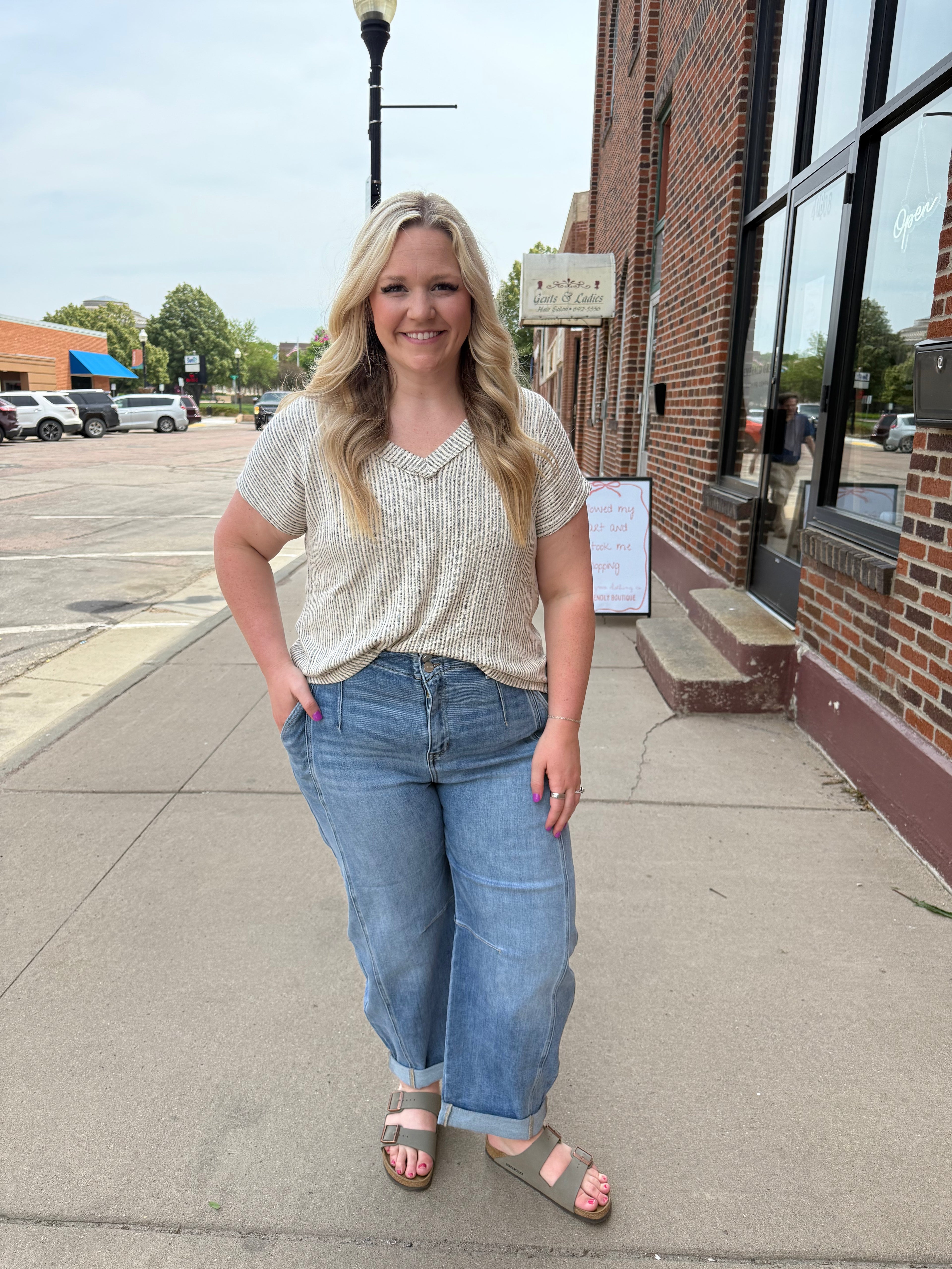 Thea Striped Top