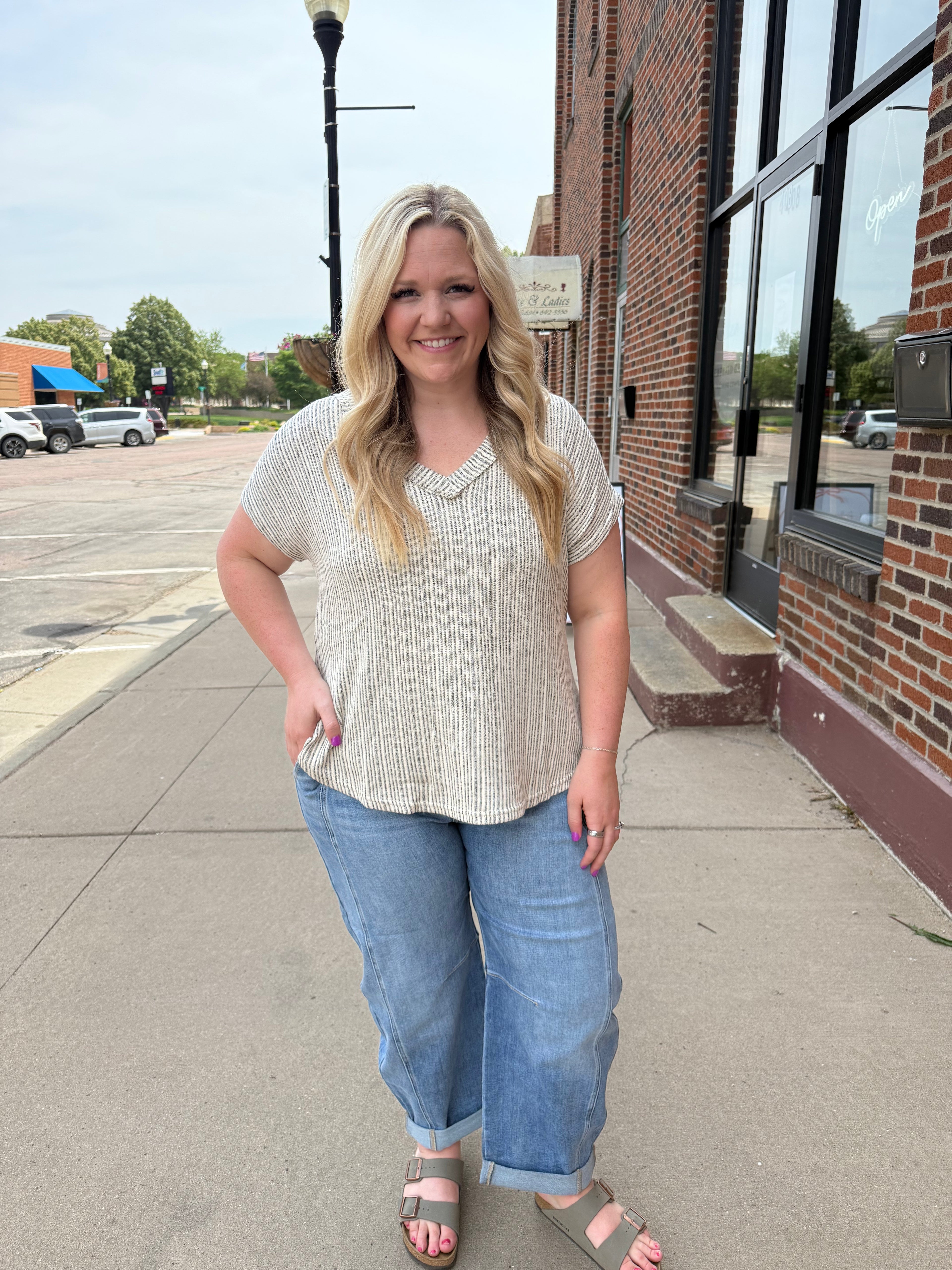Thea Striped Top