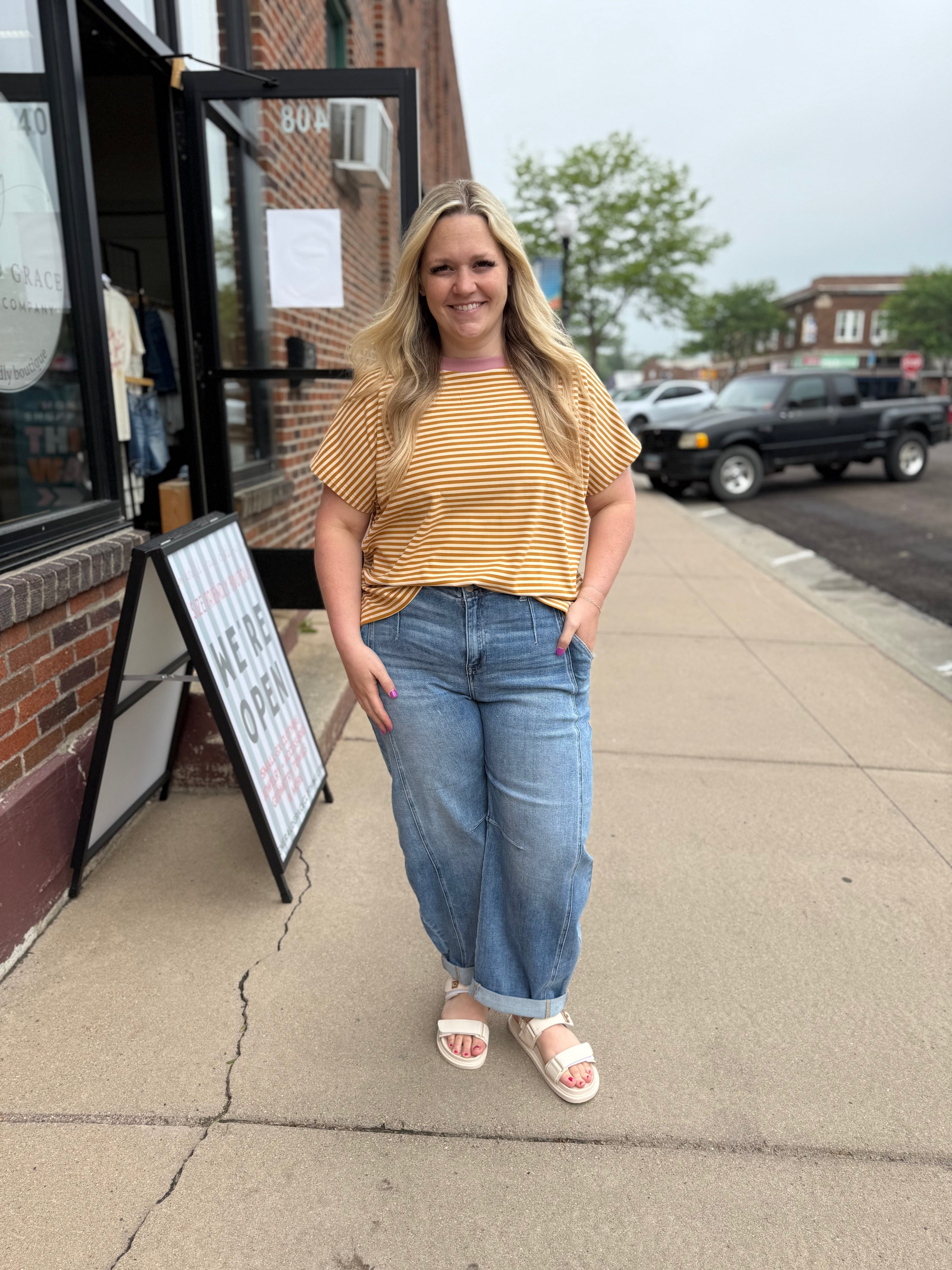 Mila Striped Top