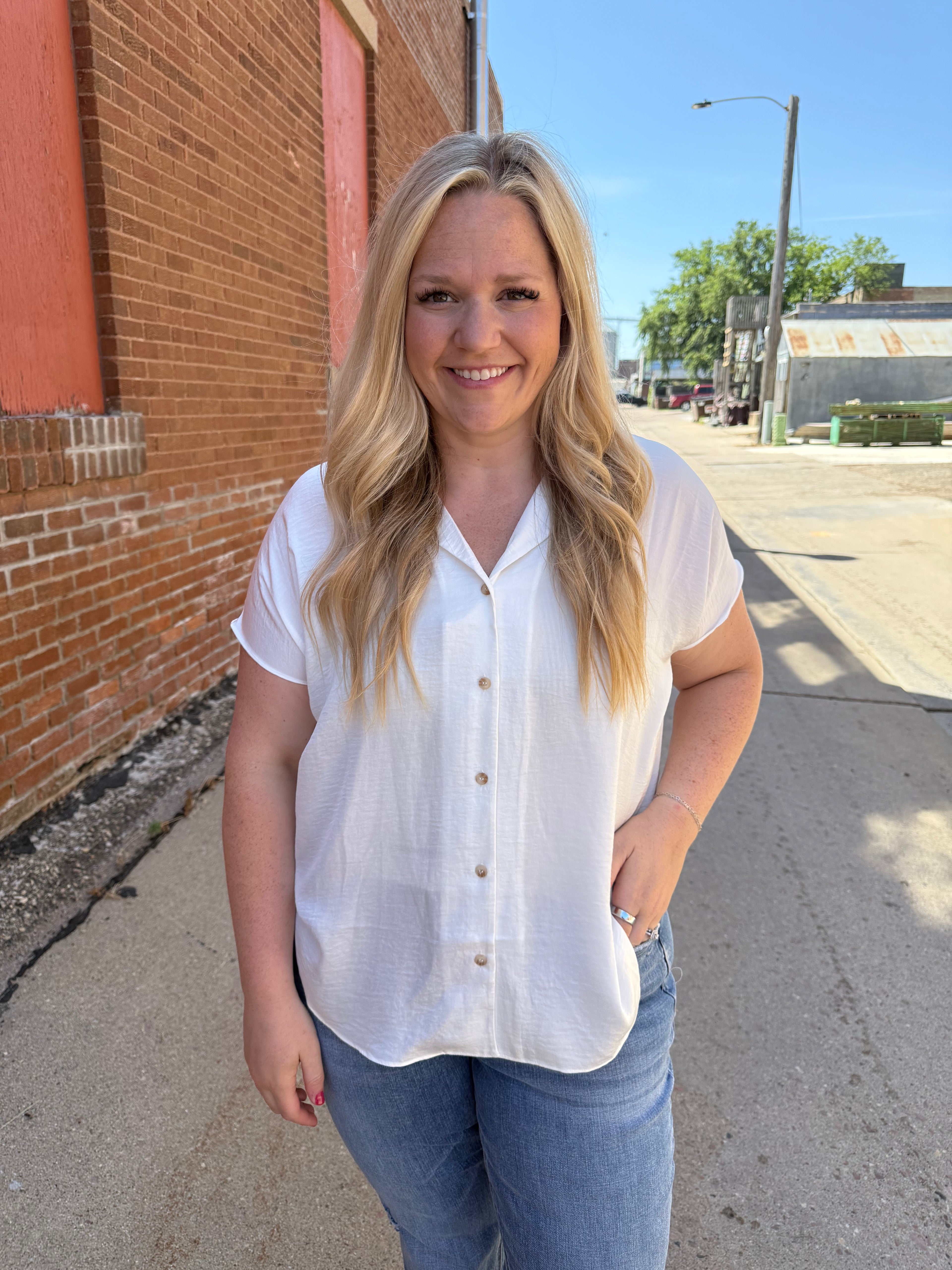 Ivy Button Down Top