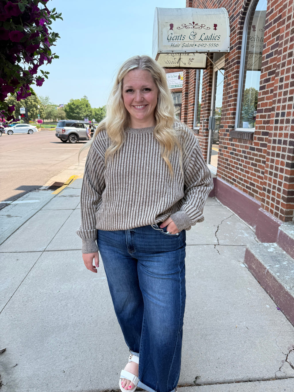 Barrett Two Tone Sweater
